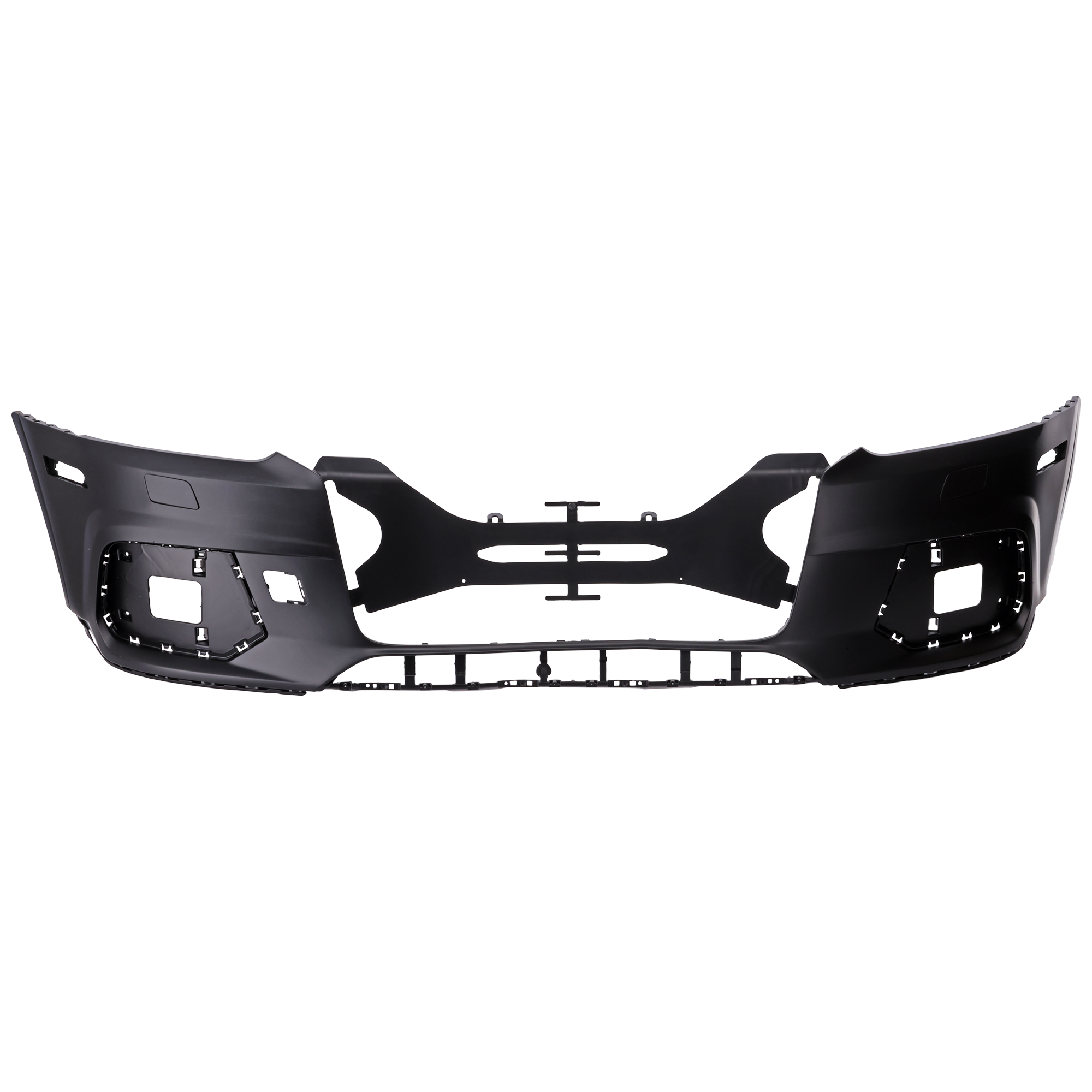 AM Q3-16-17 FRONT BUMPER COVER 1 Piece Type Primed w o Parallel Park Assist and Parking Aid Sensor Holes SKU RA01030023P Partslink AU1000237 OEM 8U0807065QGRU
