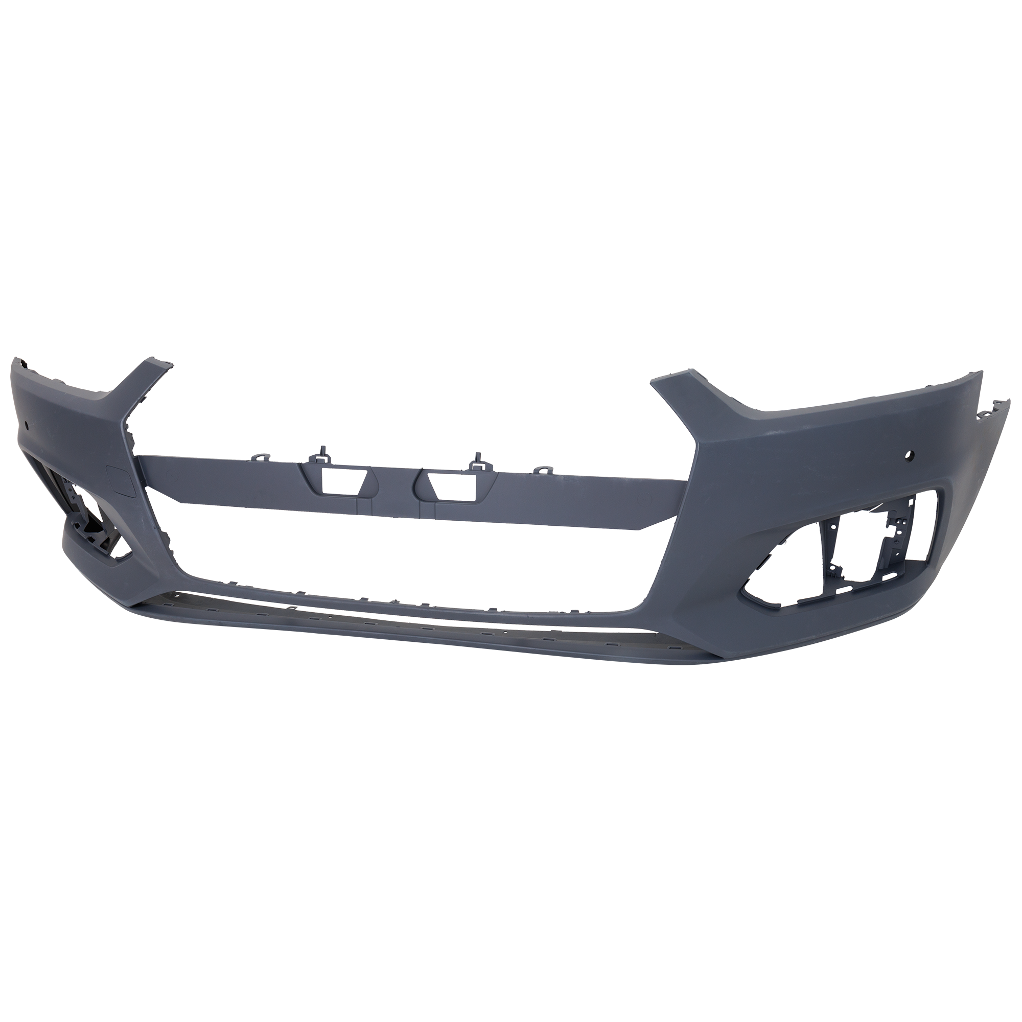 AM A5 QUATTRO A5 SPORTBACK 18-19 FRONT BUMPER COVER Primed w o Headlamp Washer w Parallel Park Assist w Parking Aid w o S Line Pkg SKU RA01030031P Partslink AU1000281 OEM 8W6807065BGRU