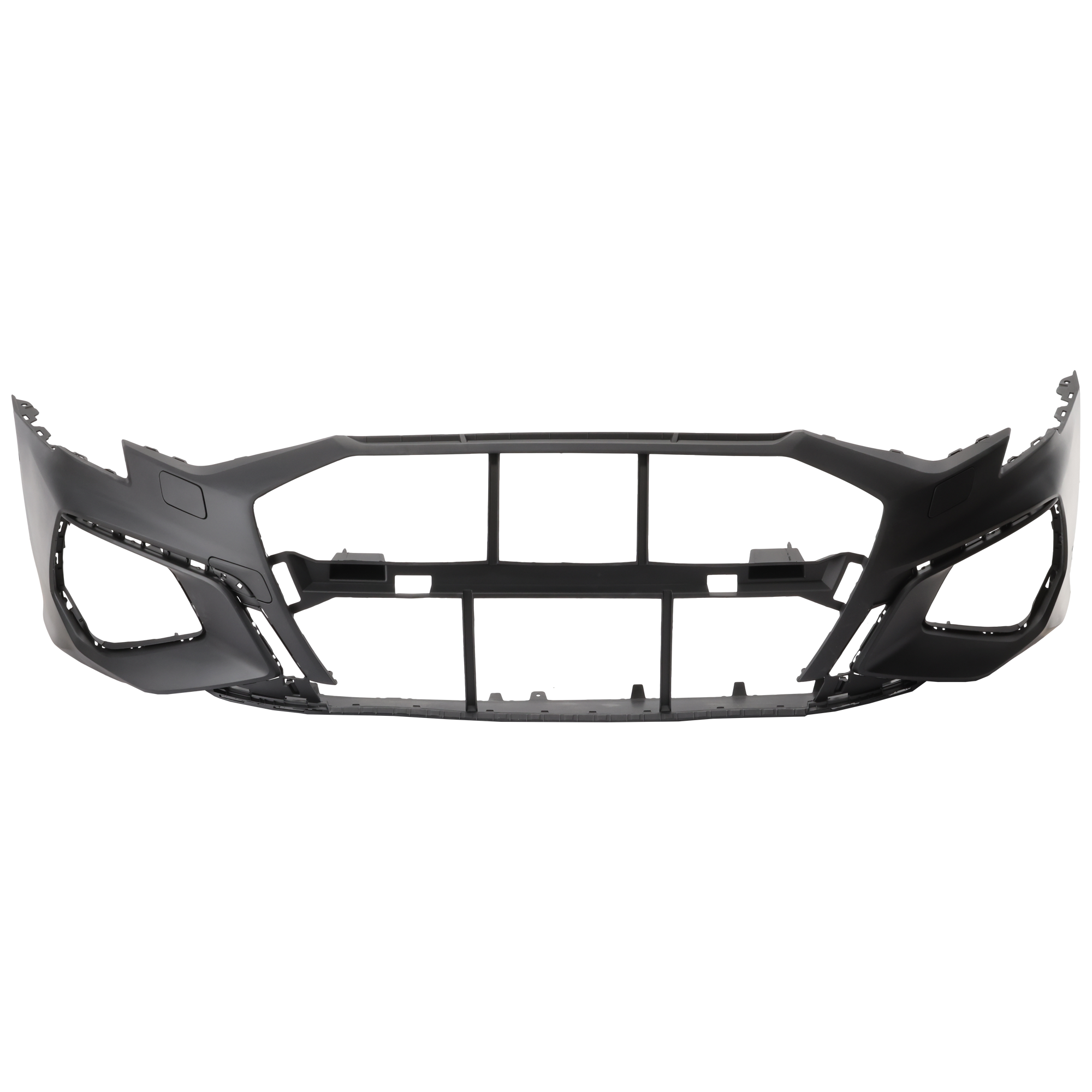 AM A3 S3-22-23 FRONT BUMPER COVER Primed w Parallel Park Assist Sensor Holes A3 Progressive Technik Models SKU RA01030042P Partslink AU1000304 OEM 8Y0807065CGRU