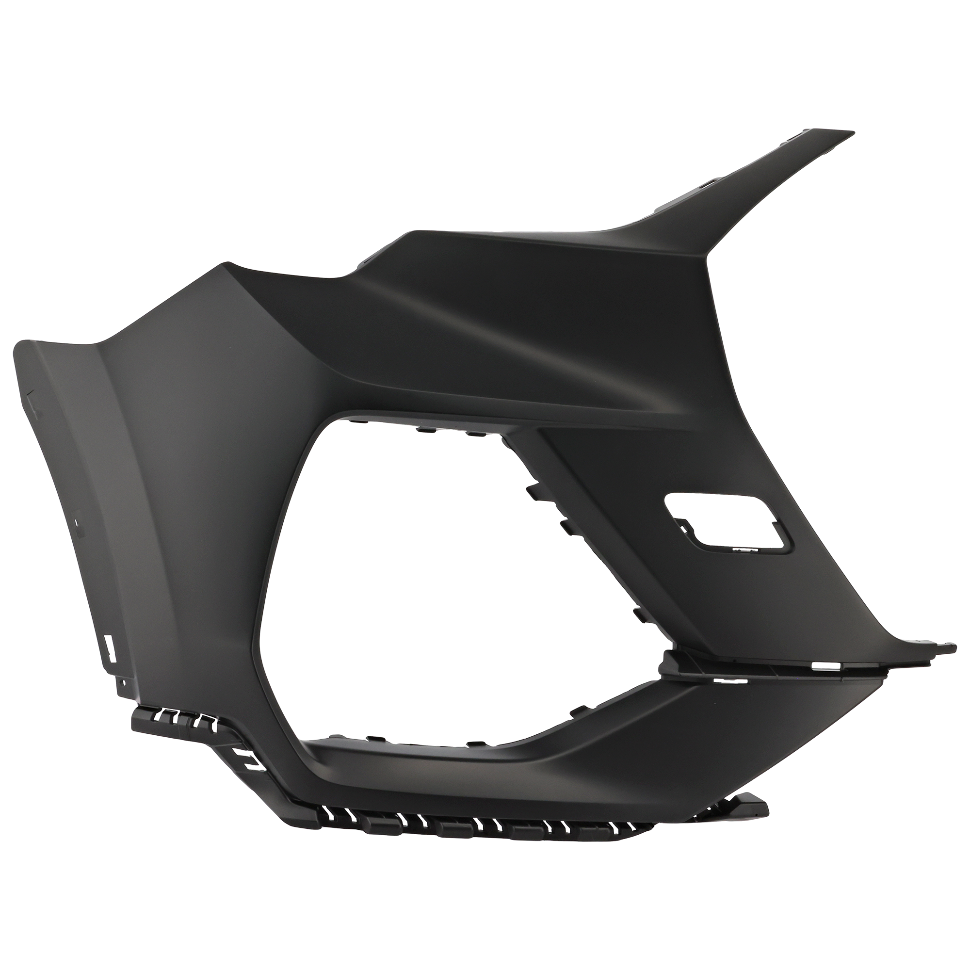 AM Q3-19-23 FRONT BUMPER END RH Primed Assembly w S Line Package w o Parallel Park Assist Sensor CAPA SKU RA01110003Q Partslink AU1005105C OEM 83A807108FGRU