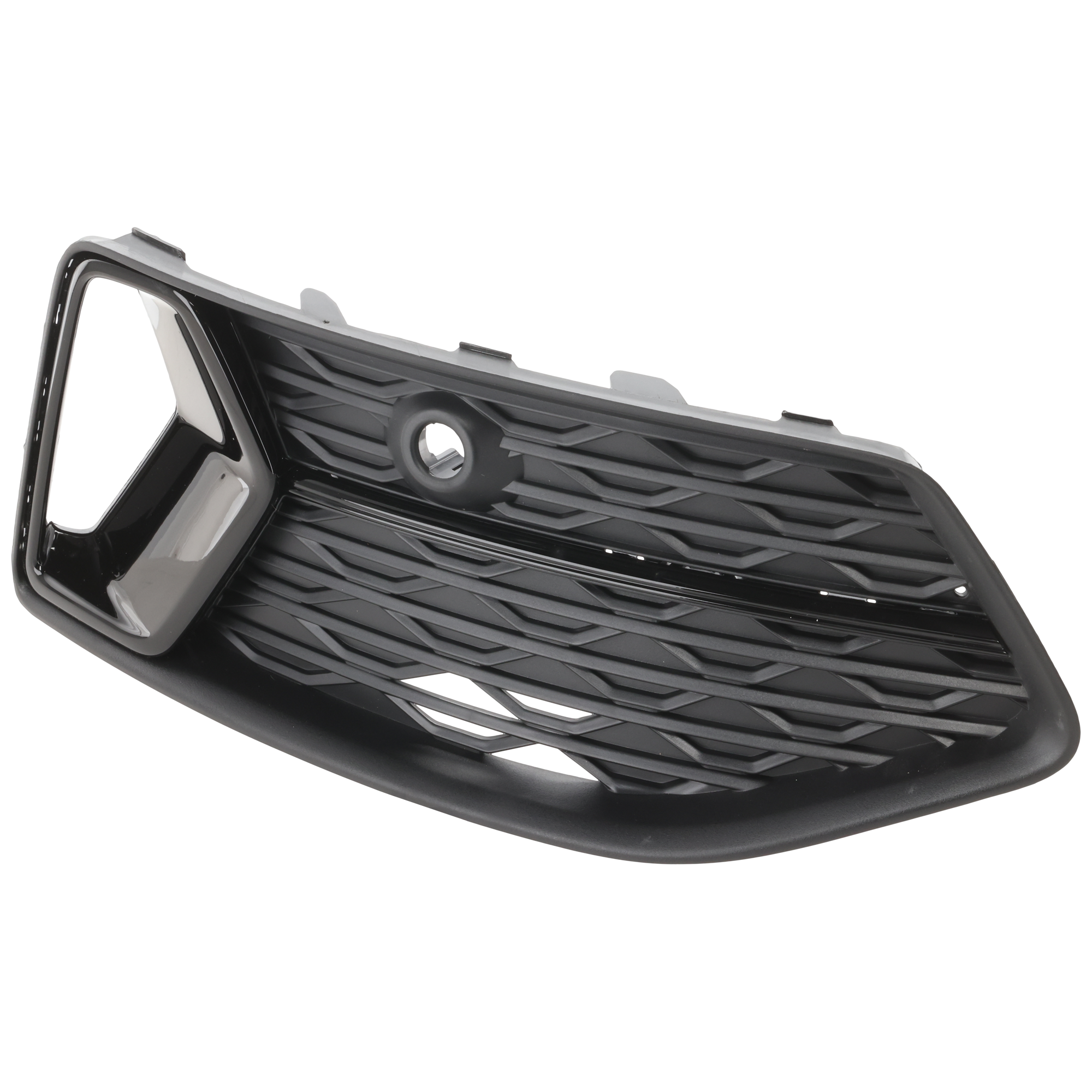 AM A6 QUATTRO 19-23 FRONT BUMPER GRILLE RH Outer Textured Black w Painted Black Insert w o S Line Package Premium Premium Plus Prestige Model SKU RA01530027 Partslink AU1039153 OEM 4K0807648DT94