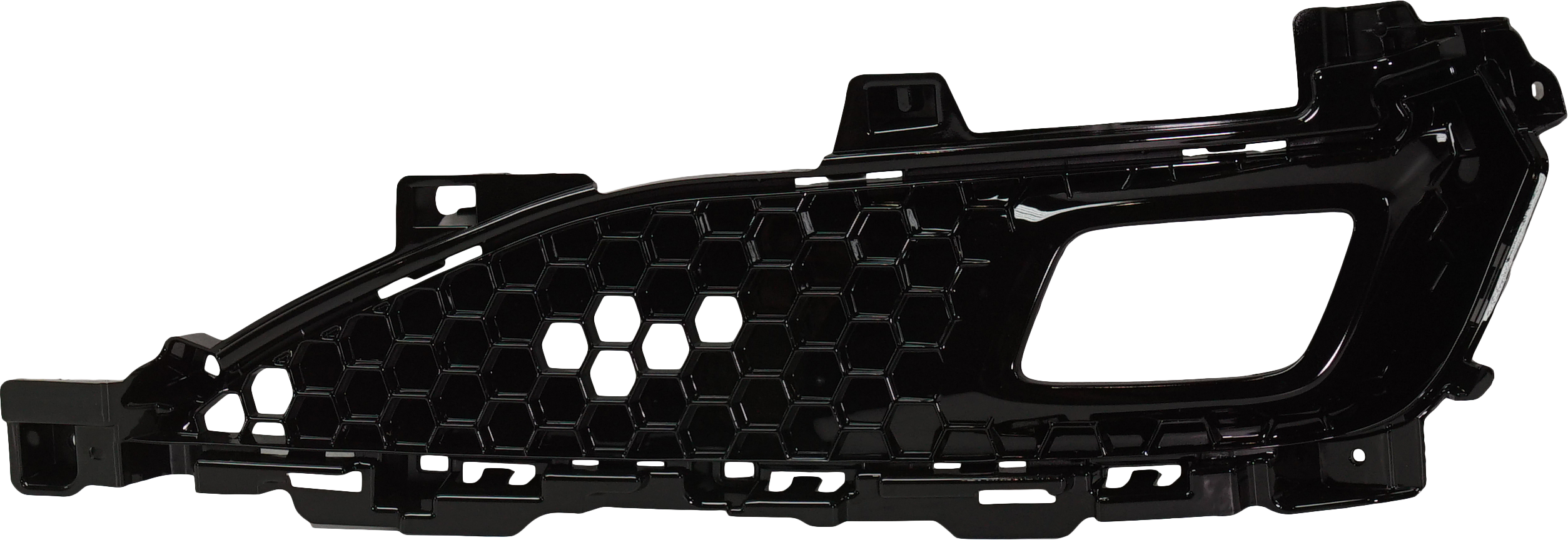 AM TLX 18-20 FRONT BUMPER GRILLE RH Outer w Fog Light Hole Advance Base Elite Technology Models SKU RA01550007 Partslink AC1039120 OEM 71102TZ3A40