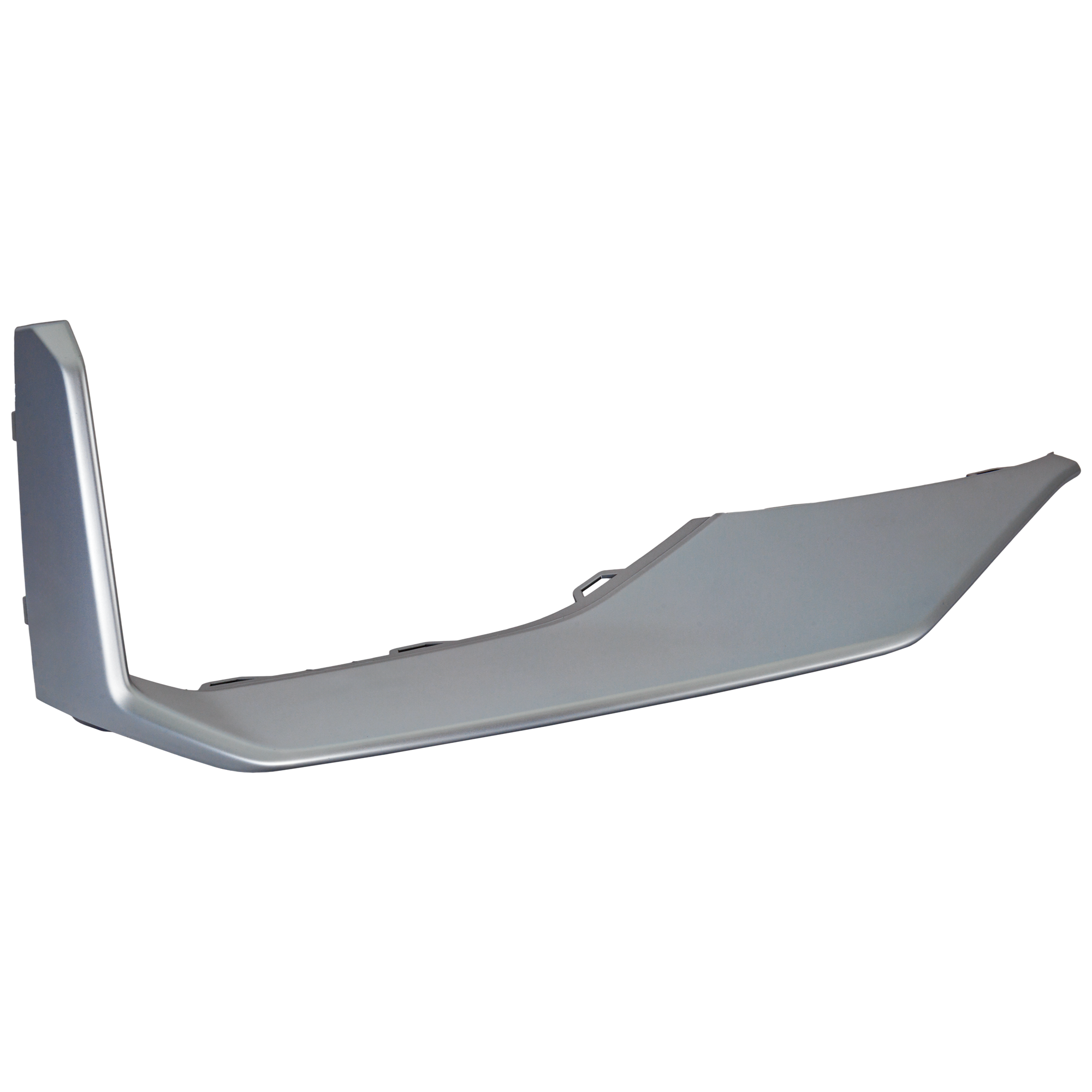 AM RS5-18-19 FRONT BUMPER MOLDING RH Spoiler Primed Silver SKU RA01590017 Partslink AU1047105 OEM 8W6807062AP6