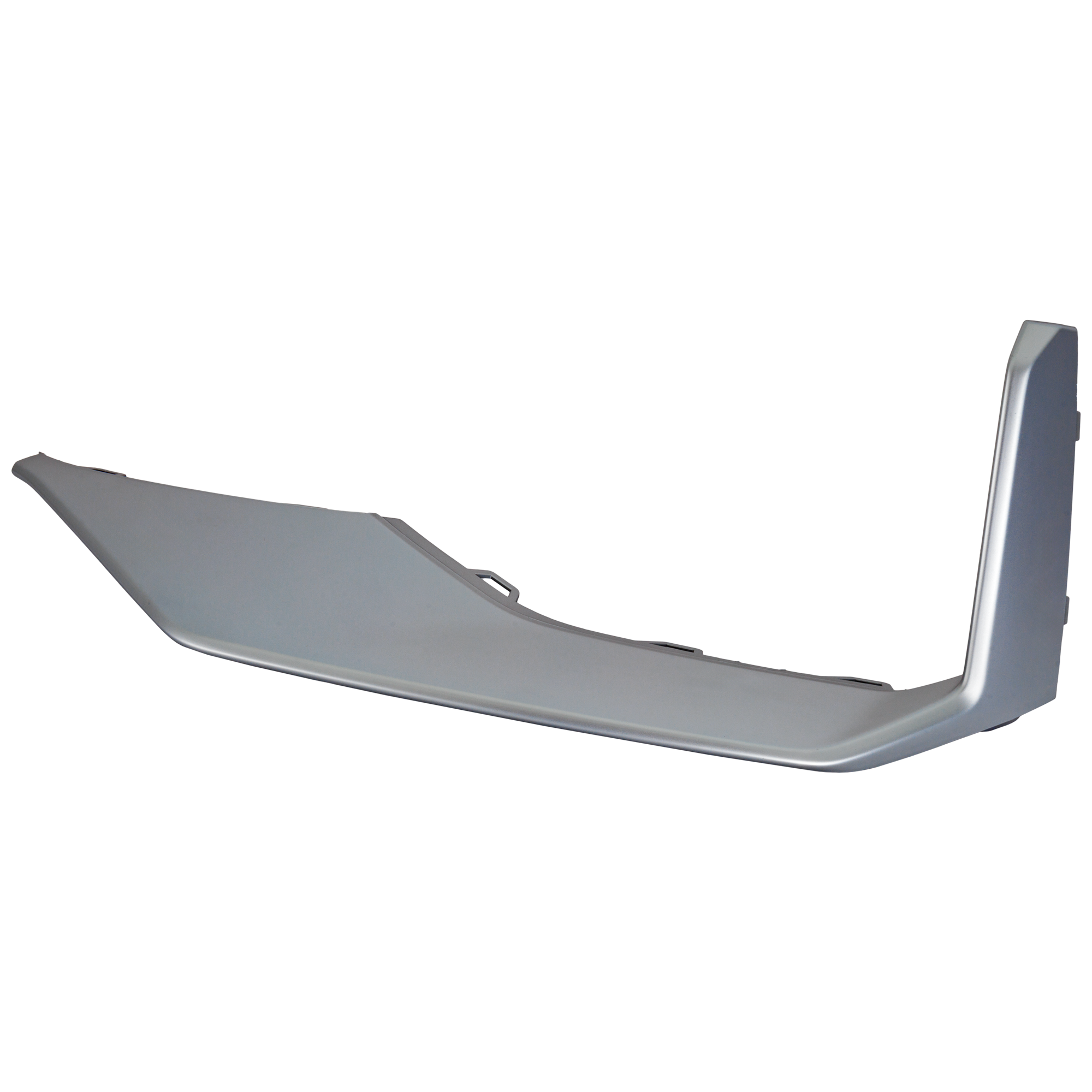 AM RS5-18-19 FRONT BUMPER MOLDING LH Spoiler Primed Silver SKU RA01590018 Partslink AU1046105 OEM 8W6807061AP6
