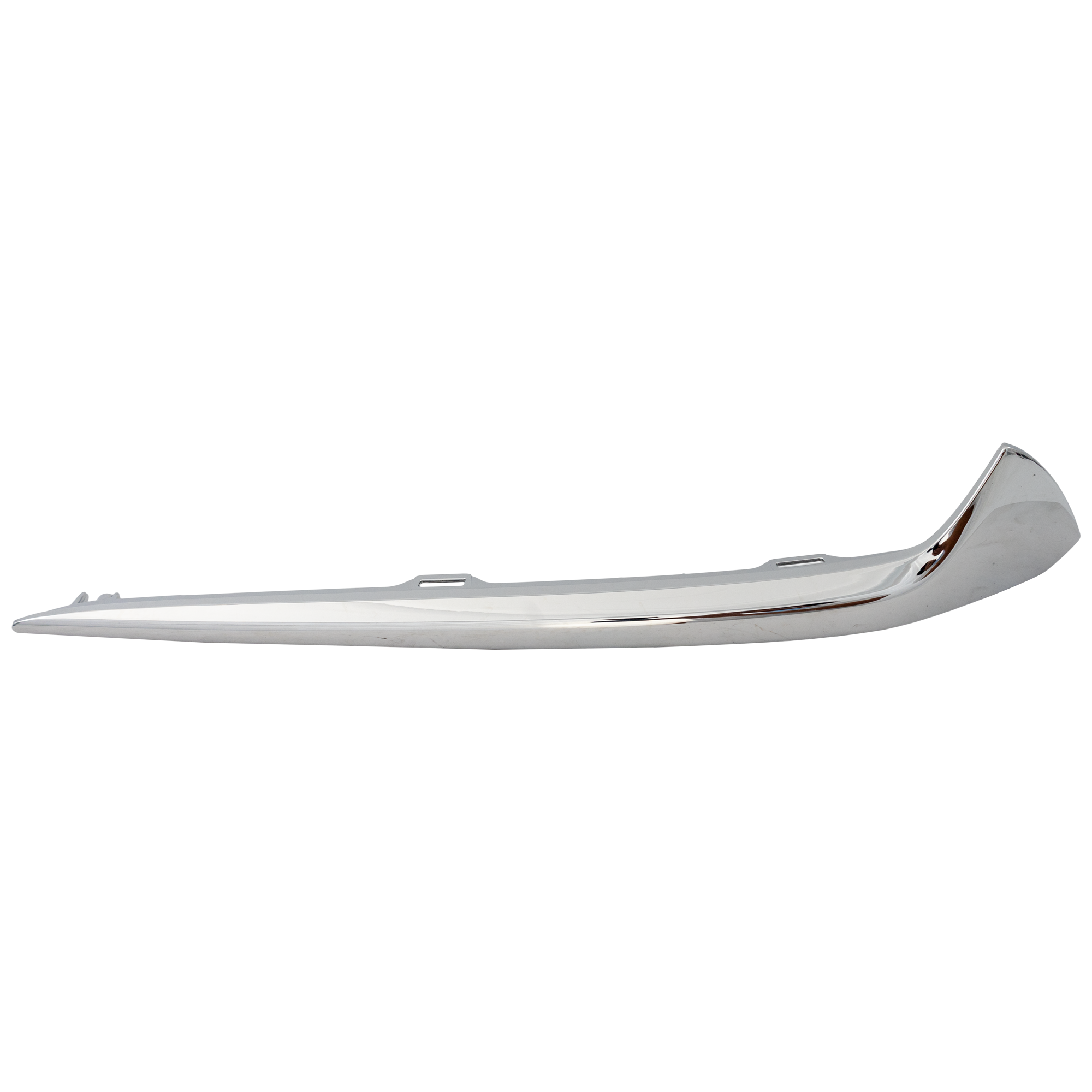 AM RDX 22-23 FRONT BUMPER MOLDING LH Cover Trim Chrome ABS w o PMC Edition Package Advance Base Technology Models SKU RA01590028 Partslink AC1046108 OEM 71109TJBA20