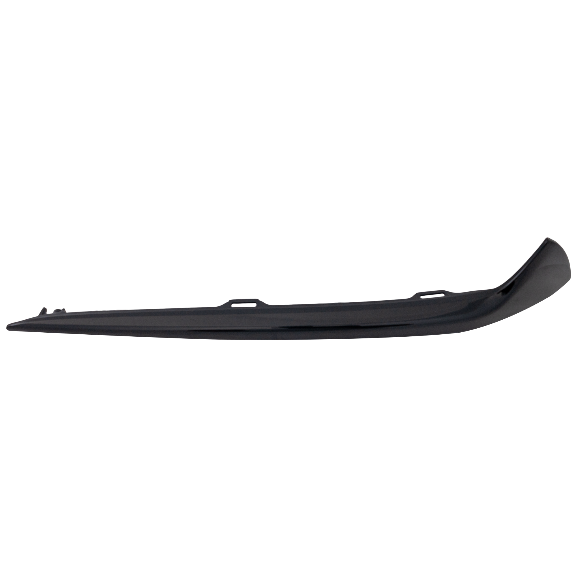 AM RDX 22-25 FRONT BUMPER MOLDING LH Cover Trim Gloss Black ABS w and w o PMC Edition Package A Spec A Spec Advance Platinum Elite Models SKU RA01590030 Partslink AC1046107 OEM 71109TJBA60