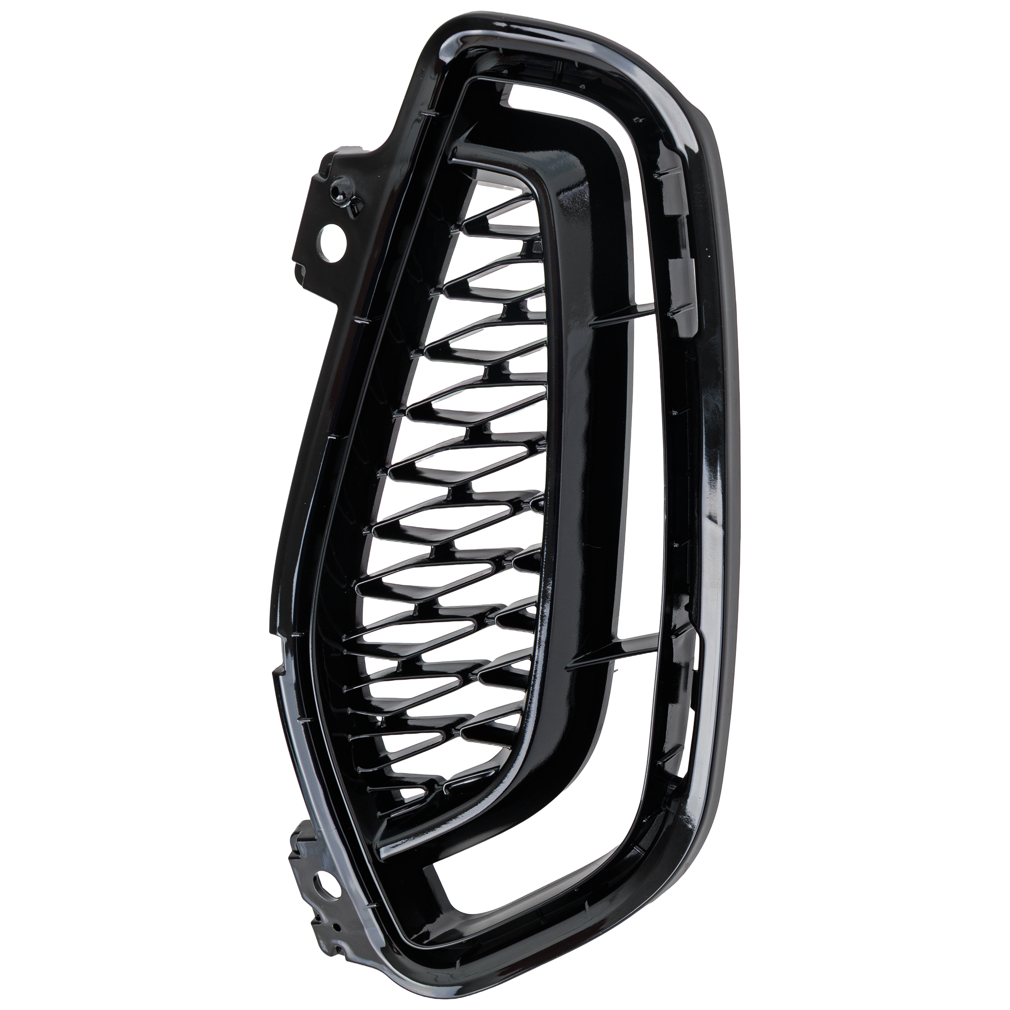 AM RDX 22-23 FRONT BUMPER MOLDING LH Cover Trim Painted Black A Spec A Spec Advance Platinum Elite Package SKU RA01590034 Partslink AC1038126 OEM 71108TJBA60