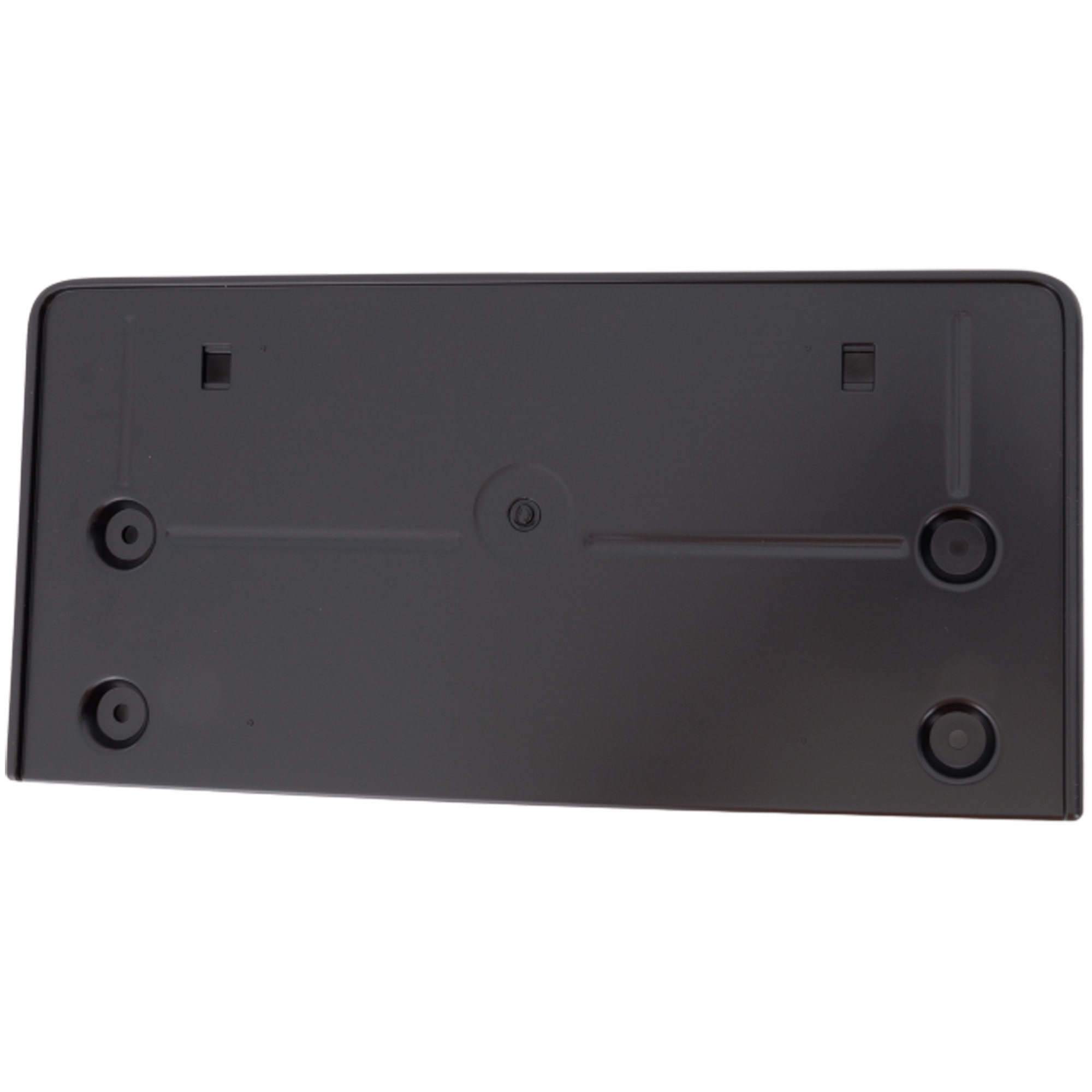 AM Q5-18-20 FRONT LICENSE PLATE BRACKET Black From 8-20-18 SKU RA01730015 Partslink AU1068121 OEM 80A807285L9B9