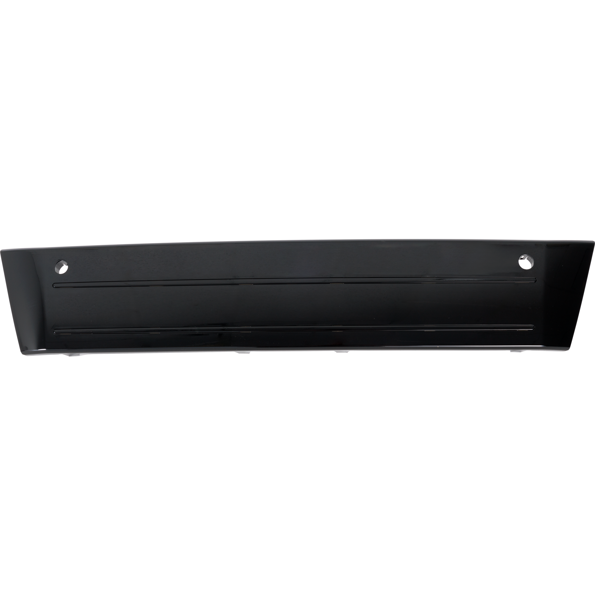 AM Q5-13-17 FRONT LICENSE PLATE BRACKET License Plate Trim Matte Black w Park Distance Control Sensor Holes =Rear Exc. Hybrid Models SKU RA01730027 Partslink AU1068133 OEM 8R0807287E3FZ