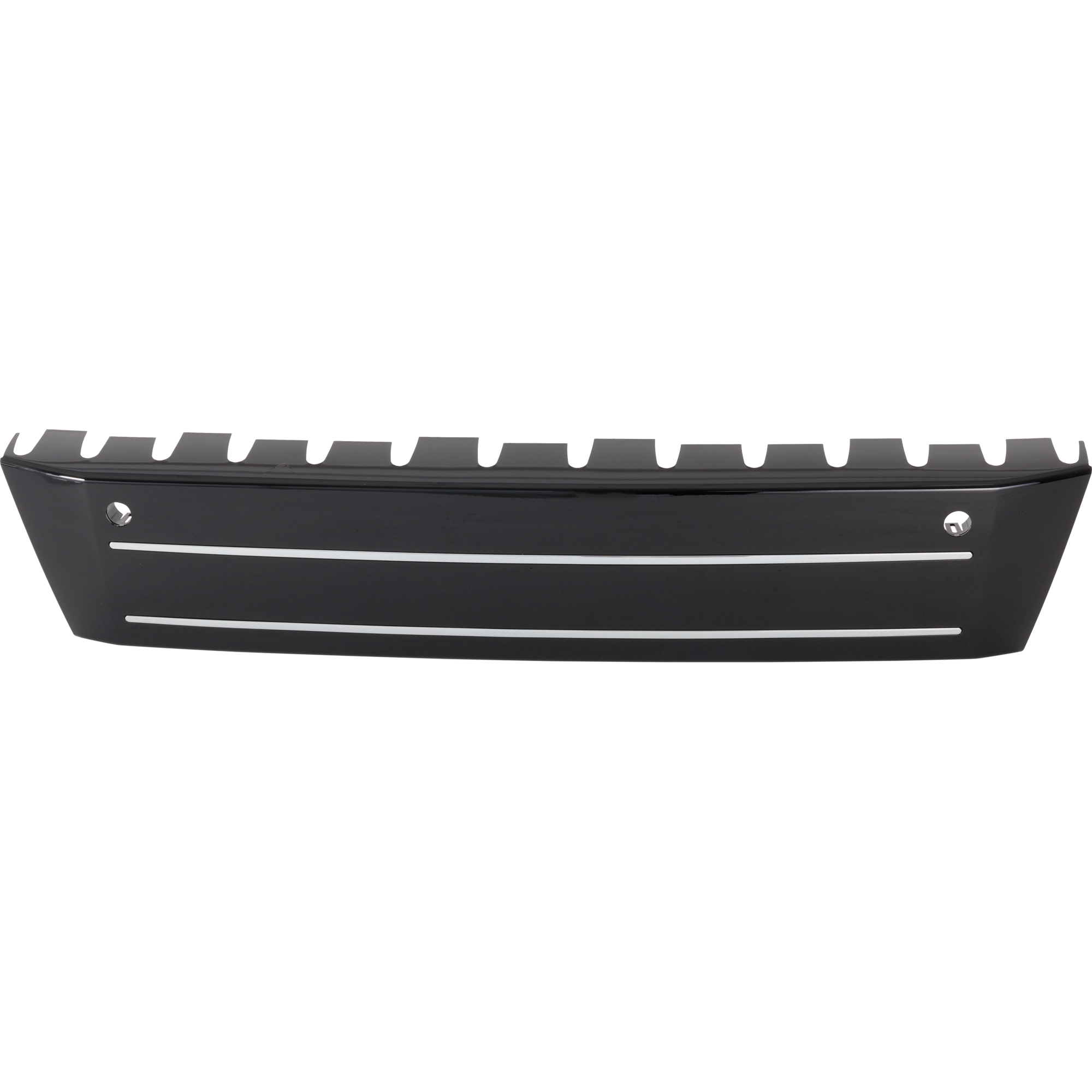 AM Q5-13-17 FRONT LICENSE PLATE BRACKET License Plate Trim Glossy Black w Park Distance Control Sensor Holes =Rear Exc. Hybrid Models SKU RA01730028 Partslink AU1068134 OEM 8R0807287ET94