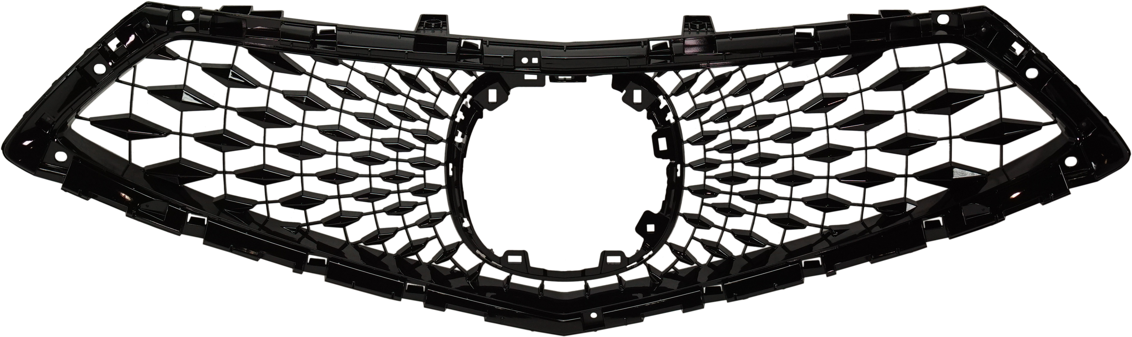 AM RDX 19-21 GRILLE Painted Black w o Surround View Camera Base Elite Technology Models CAPA SKU RA07010009Q Partslink AC1200132C OEM 71121TJBA00