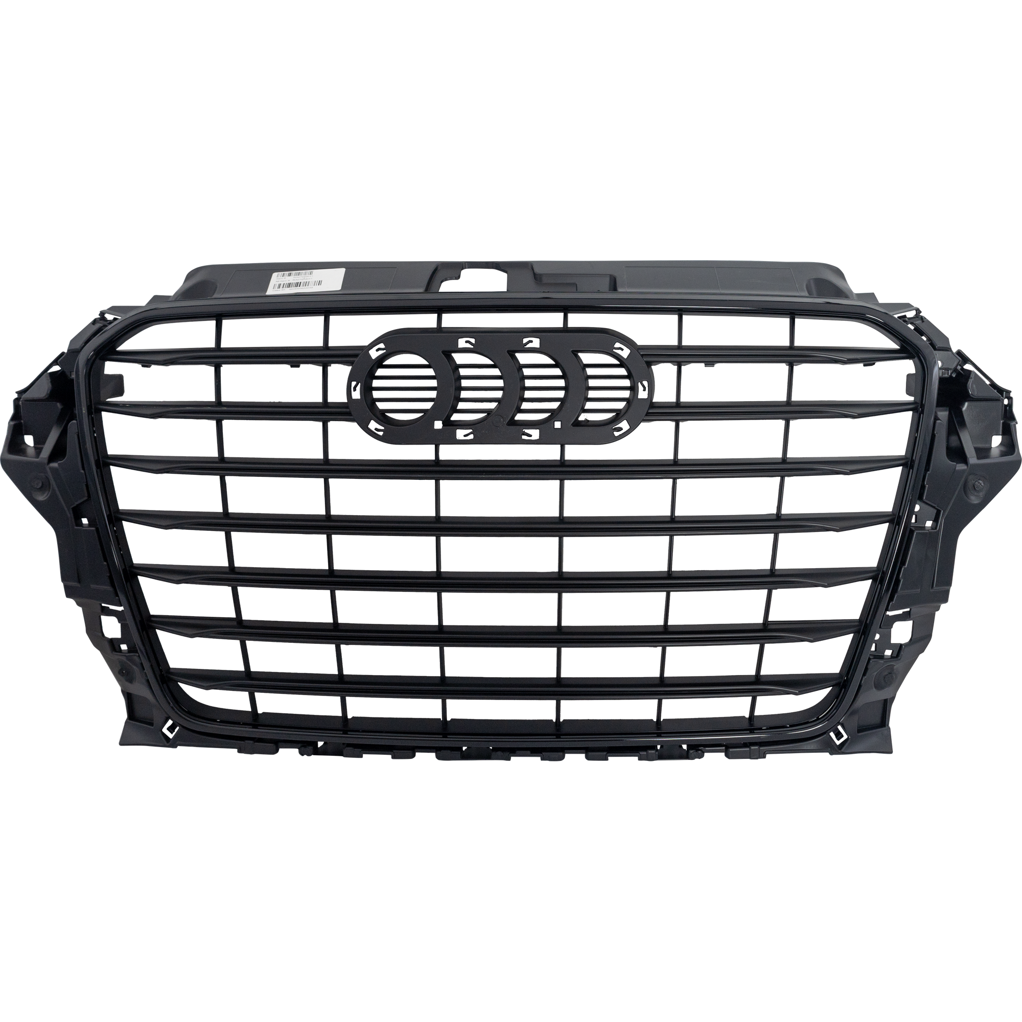 AM A3-15-16 GRILLE Black Shell and Insert w Black Molding Sedan SKU RA07010011 Partslink AU1200135 OEM 8V5853651BCKA