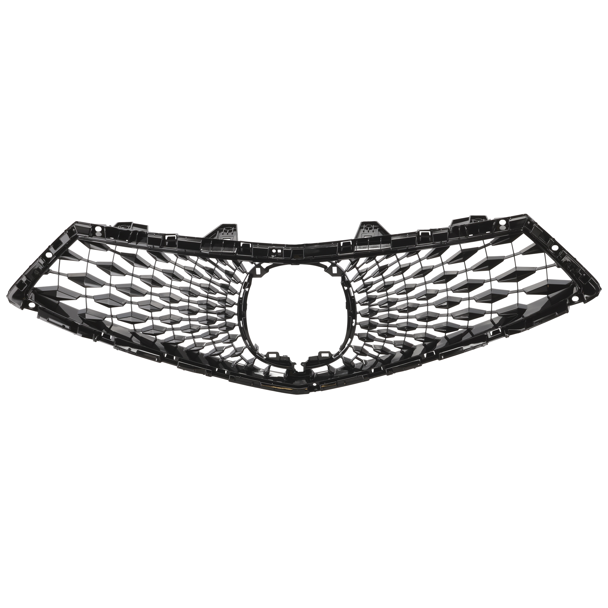 AM RDX 22-24 GRILLE Painted Black Advance Model w PMC Edition Package w Camera Hole SKU RA07010021 Partslink AC1200137 OEM 71121TJBA30