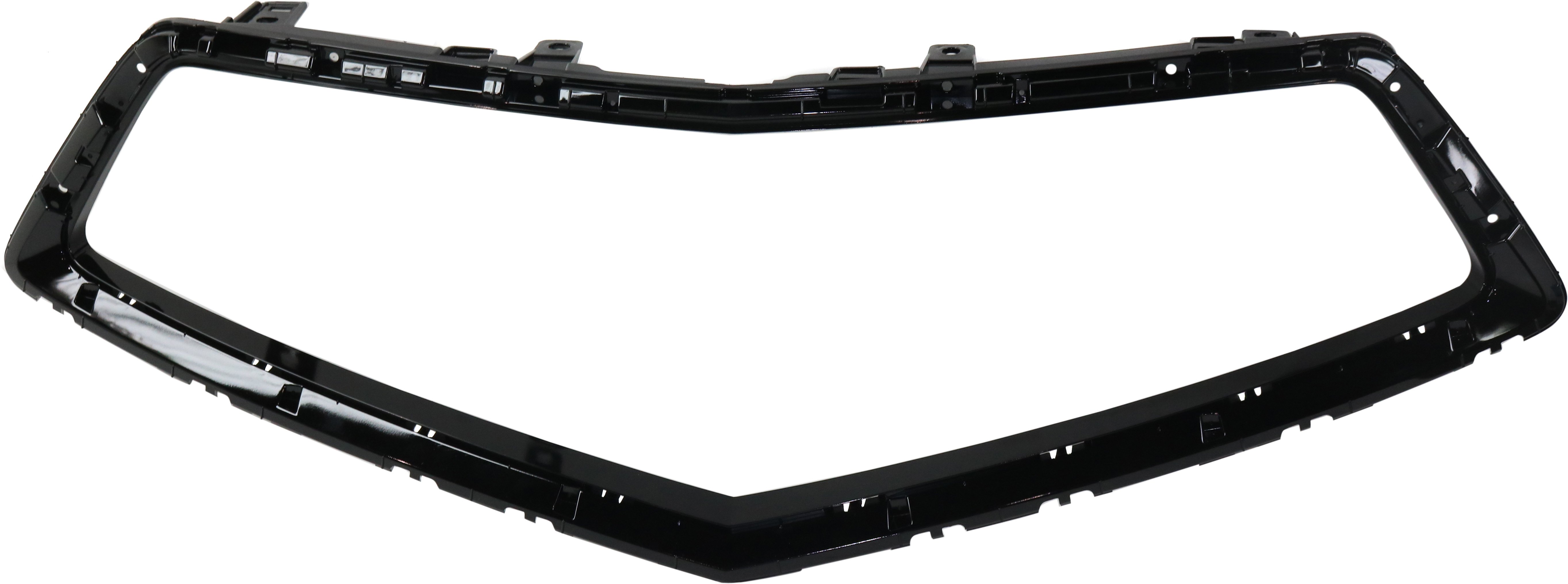 AM MDX 17-20 GRILLE FRAME Base Molding Painted Black CAPA SKU RA07070003Q Partslink AC1202109C OEM 71121TZ5A00