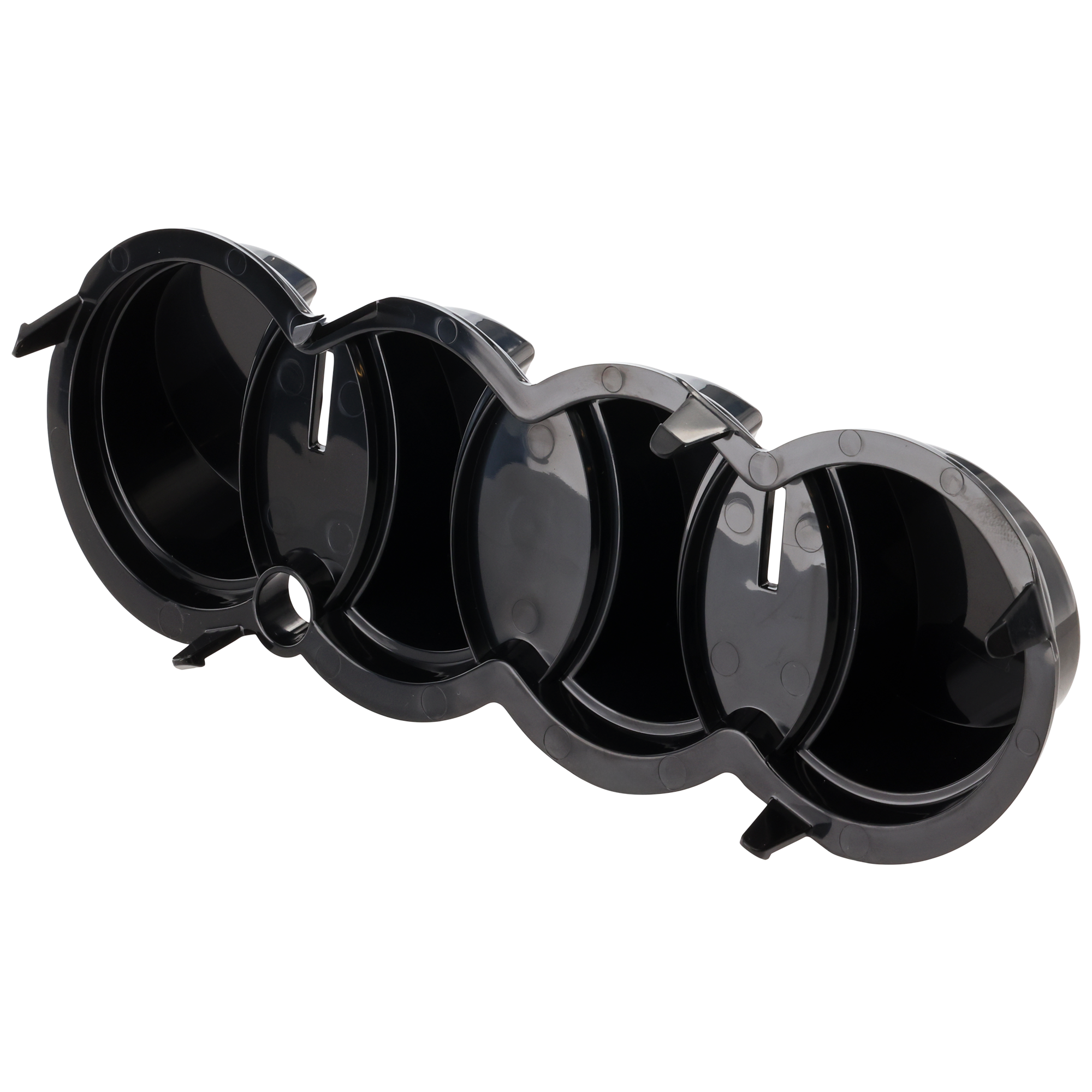 AM Q7-17-19 GRILLE EMBLEM MOUNT Emblem Plate Black w o Night Vision SKU RA07090001 Partslink AU1203100 OEM 4M0853169B