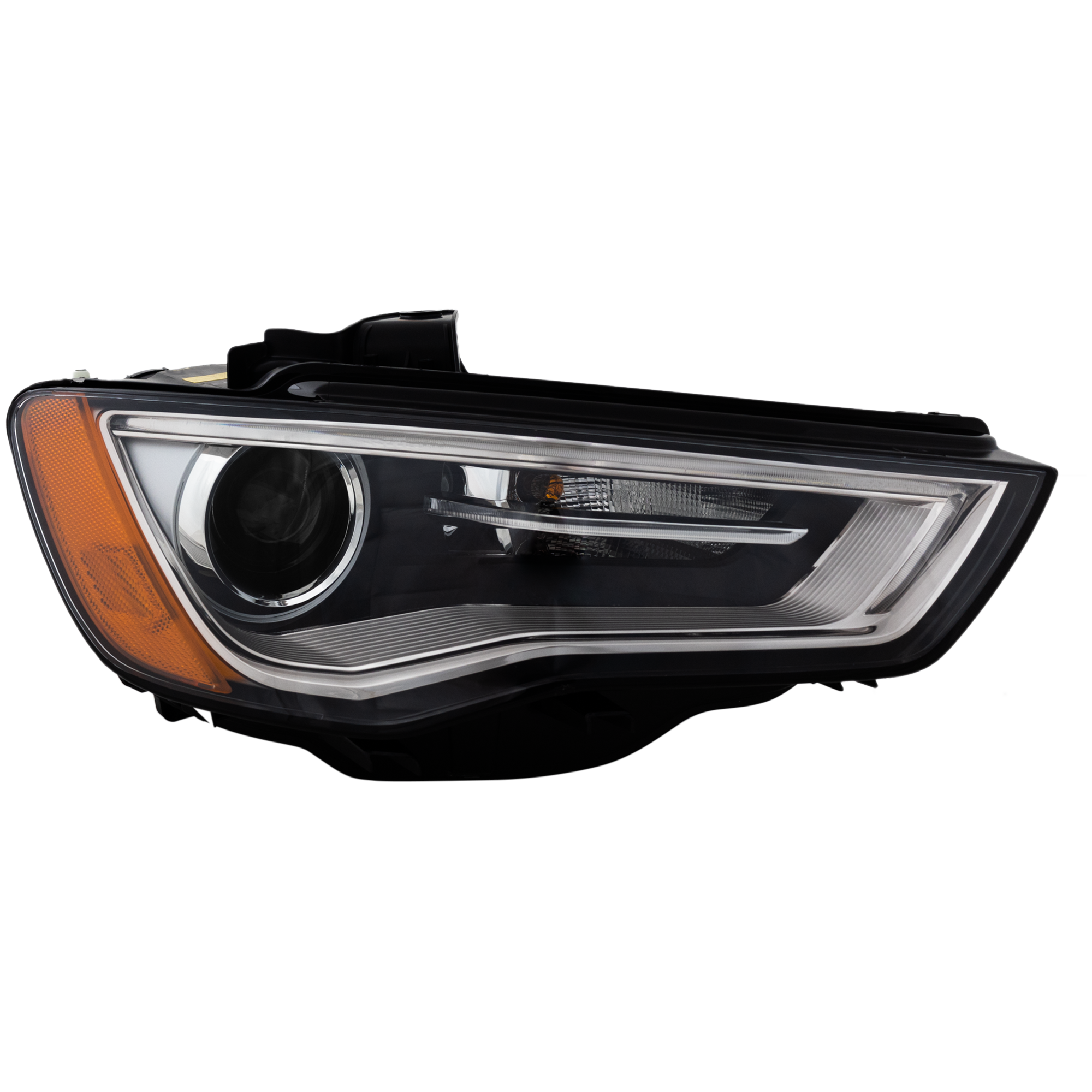 AM A3 S3-15-16 HEAD LAMP RH Lens and Housing HID Xenon w o HID Kit w o Curve Lightning Premium Premium Plus Model SKU RA10010007 Partslink AU2503191 OEM 8V0941044B