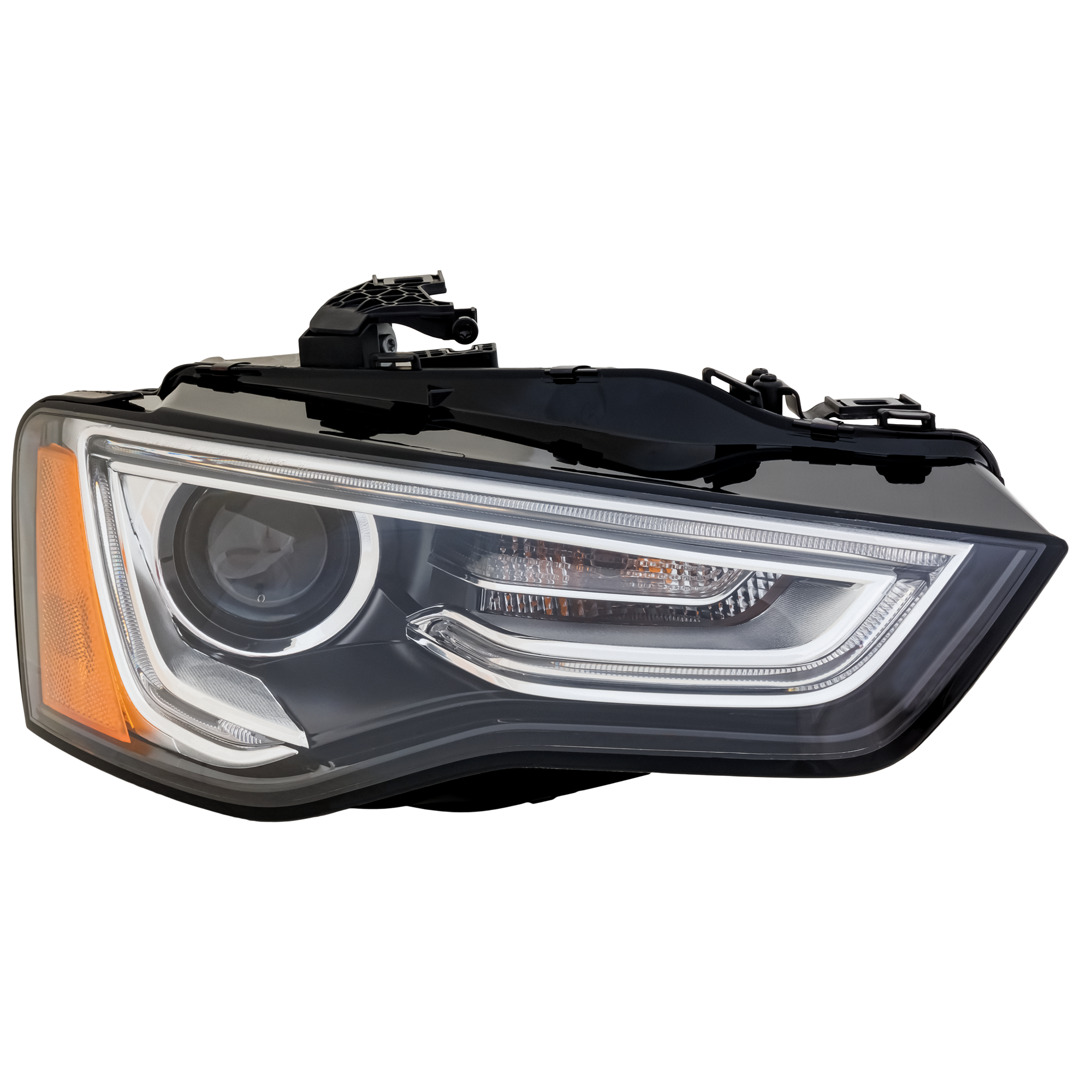 AM A4 S4-13-16 A5 S5-13-17 HEAD LAMP RH Lens and Housing HID Xenon A4 S4-13-16 Sedan Wagon A5 S5-13-17 Coupe w o Curve Lighting From 5-9-12 SKU RA10010037 OEM 8T0941044E PFM