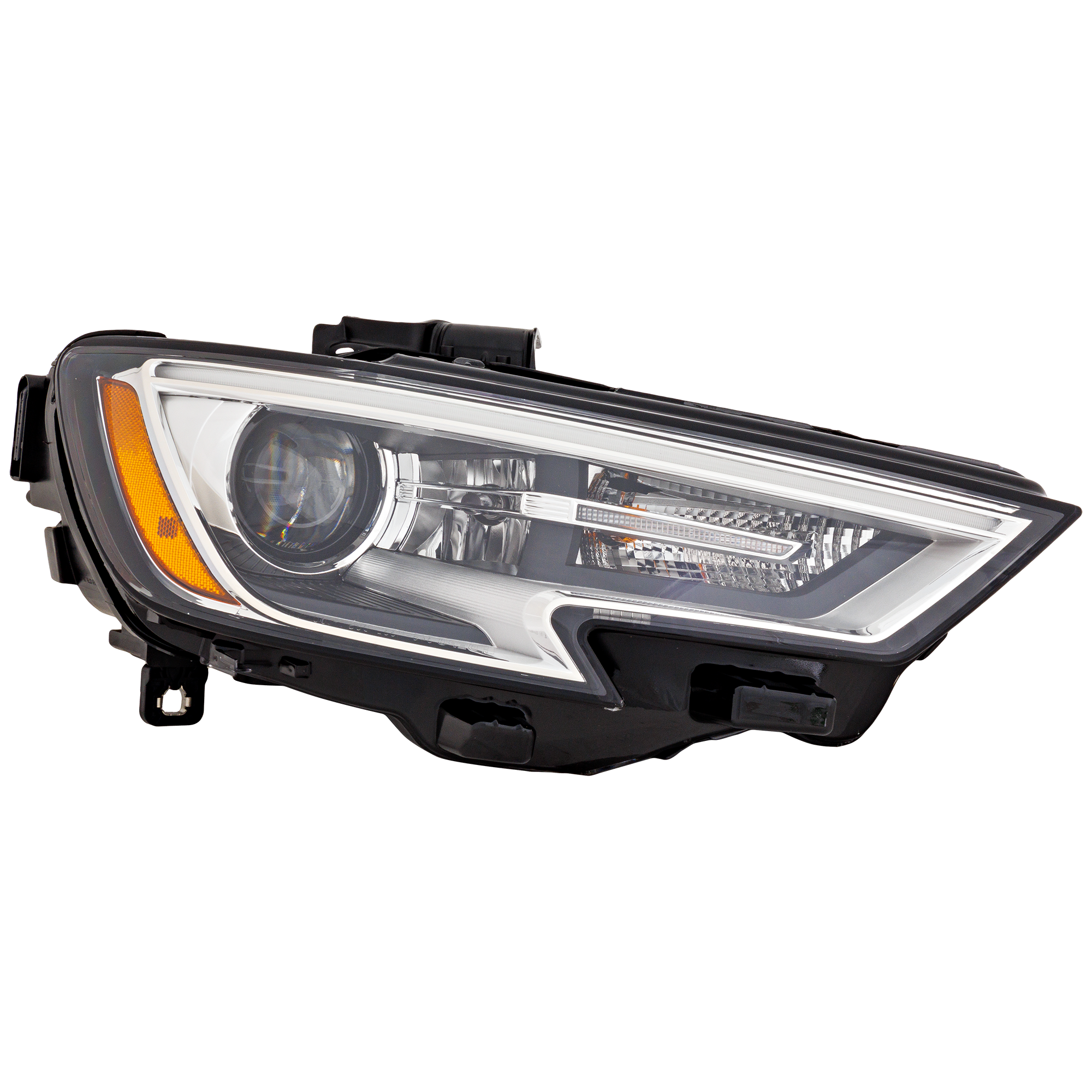 AM A3 S3-17-20 HEAD LAMP RH Lens and Housing HID Xenon w o HID Kit CAPA SKU RA10010061UQ OEM 8V0941044G PFM