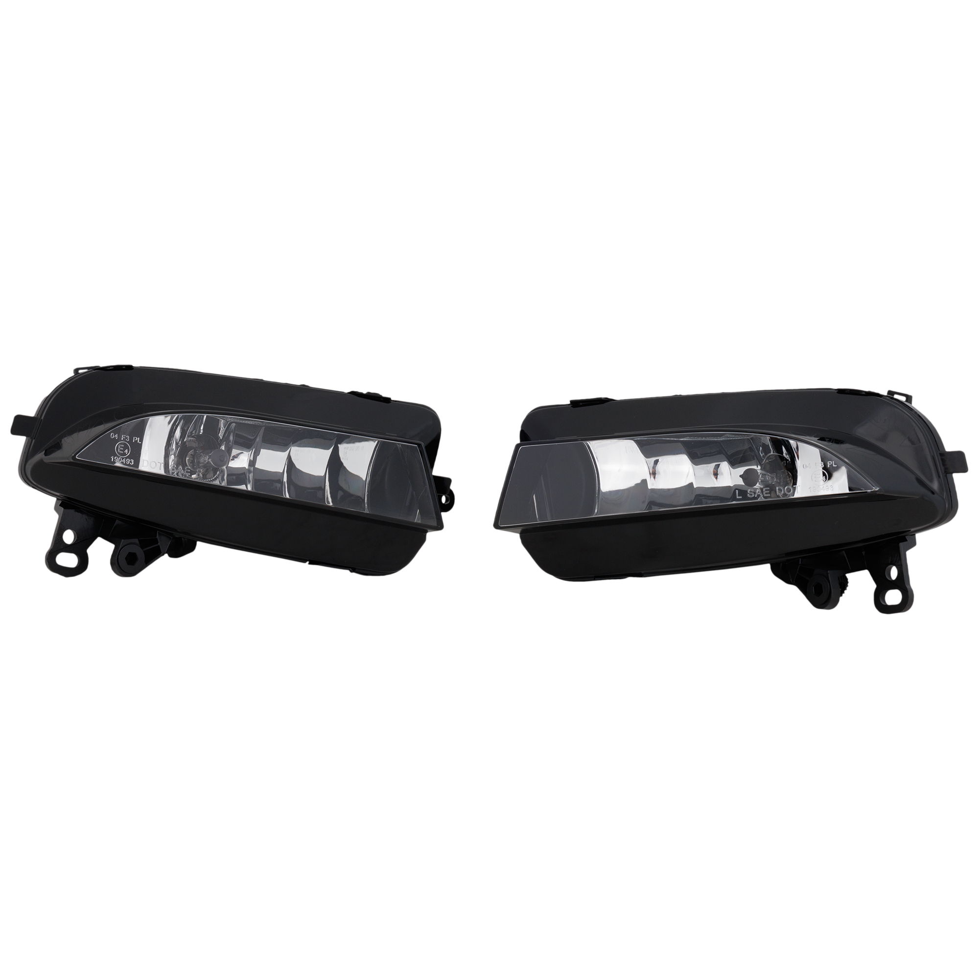 AM A5-12-17 FOG LAMP RH AND LH Assembly Halogen Clear Lens SKU RA10750011A Partslink AU2593118 AU2592118 OEM 8T0941700F 8T0941699F