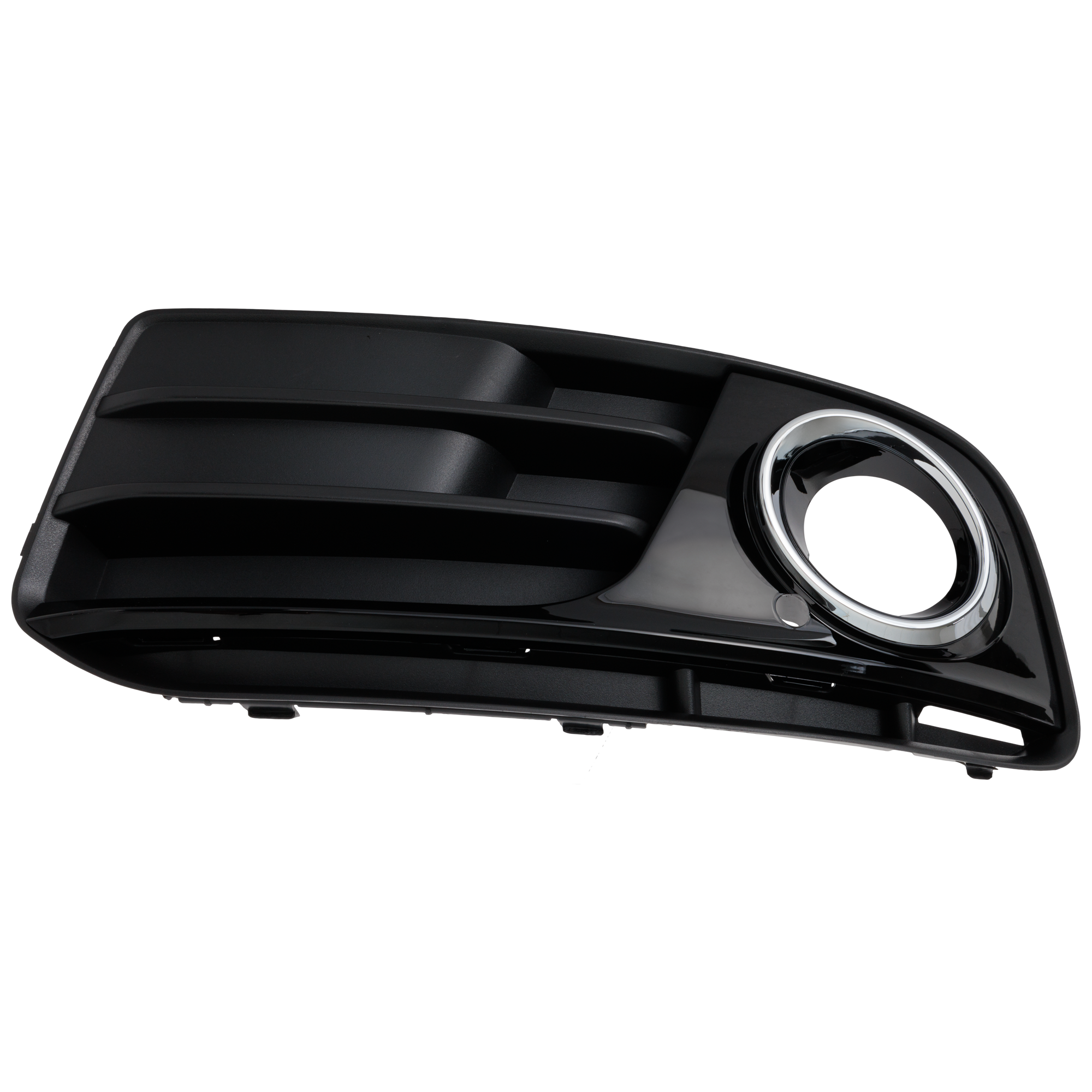 AM Q5-13-16 FOG LAMP MOLDING LH Outer Grille Black SKU RA10810006 Partslink AU1038123 OEM 8R0807681MBJI