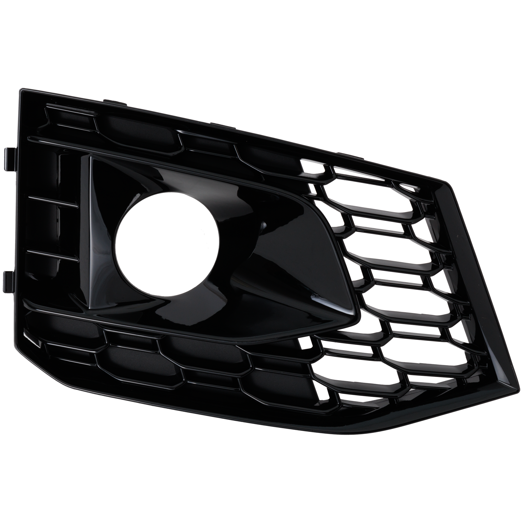 AM RS5-18-19 FOG LAMP MOLDING RH Black SKU RA10810007 Partslink AU1039143 OEM 8W6807682QT94