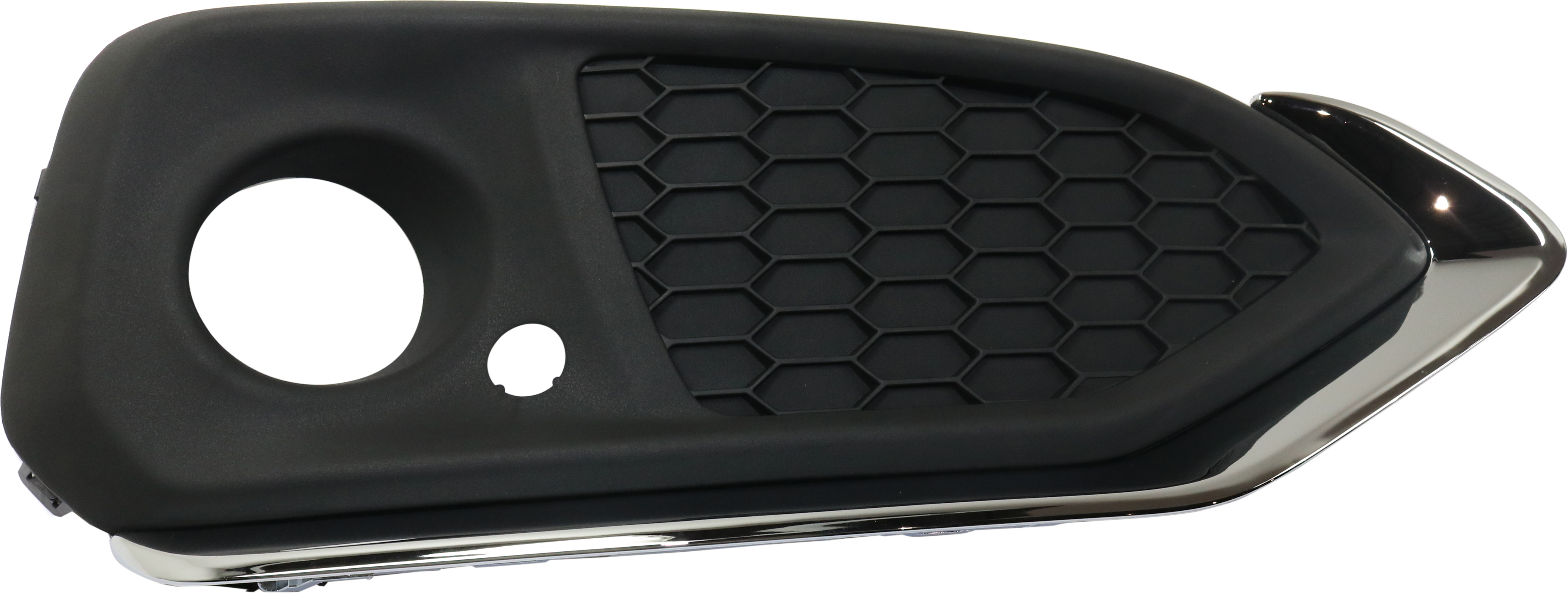 AM RDX 16-18 FRONT FOG LAMP MOLDING RH Textured Black w Chrome Trim SKU RA10820003 Partslink AC1039113 OEM 71104TX4A81