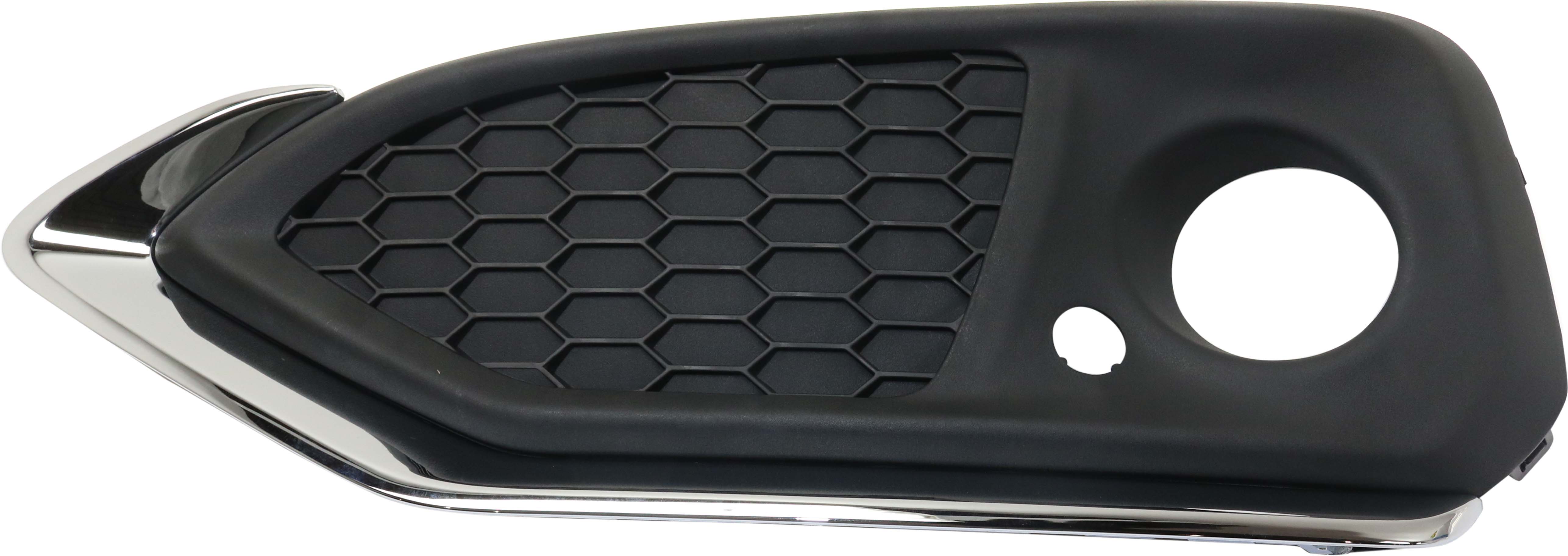 AM RDX 16-18 FRONT FOG LAMP MOLDING LH Textured Black w Chrome Trim SKU RA10820004 Partslink AC1038113 OEM 71109TX4A81
