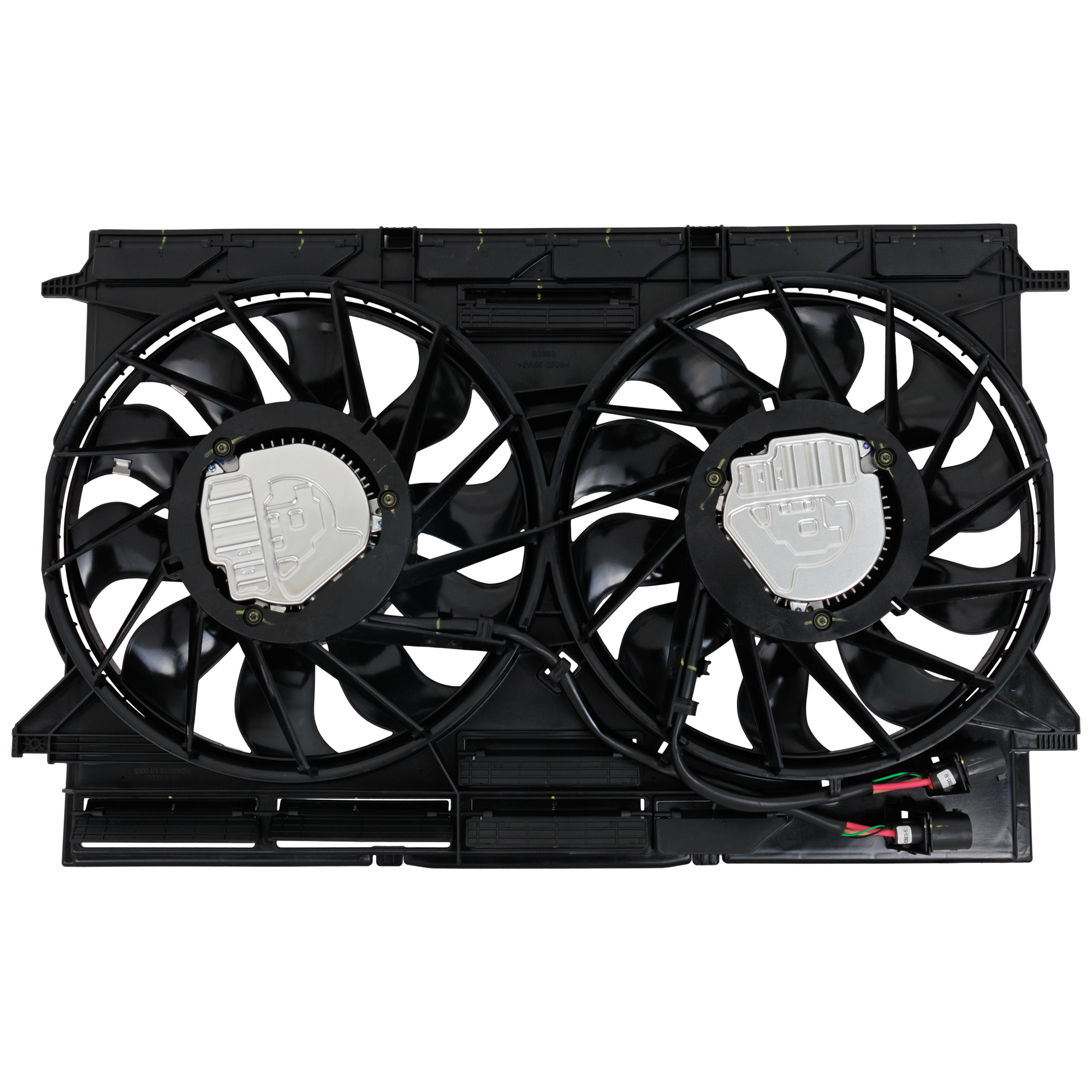 AM Q5 SQ5-18-23 COOLING FAN ASSEMBLY Dual Fan Turbocharged SKU RA16100001 Partslink AU3115122 OEM 80A121207A PFM 80A959455A