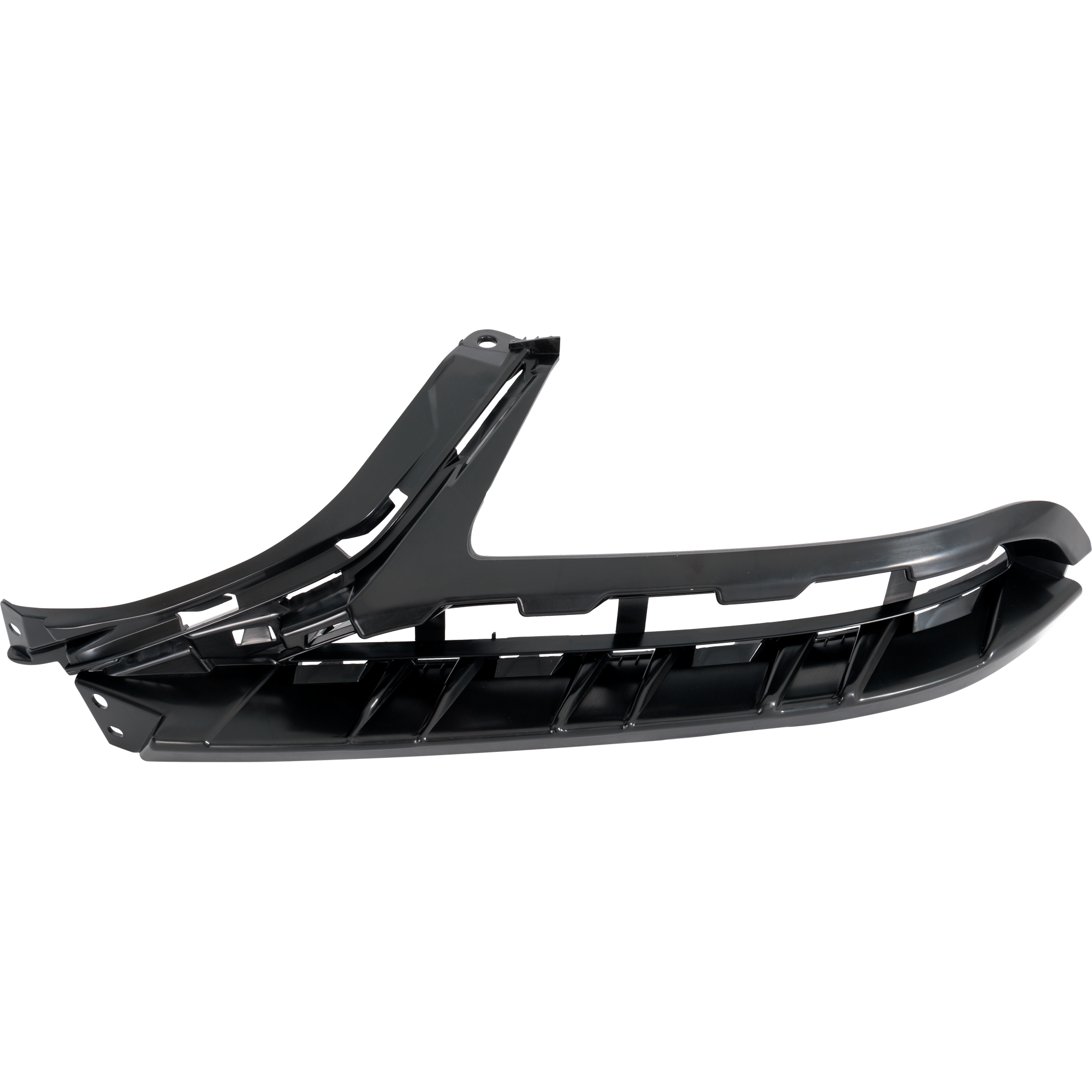AM Q7-17-19 FRONT BUMPER AIR INTAKE AIR DUCT RH Black w o S Line Package SKU RA16230003 Partslink AU1039157 OEM 4M0807158D