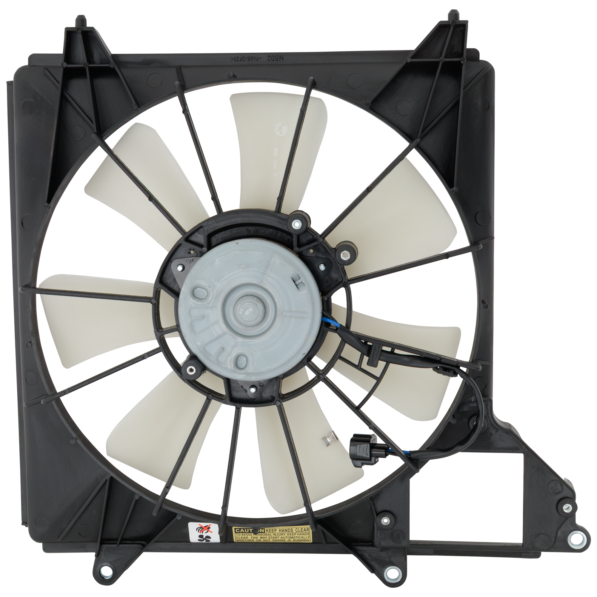 AM RLX 14-20 A C CONDENSER FAN ASSEMBLY RH Sport Hybrid 14-17 Single Fan 3.6L Eng. 6 Cyl. w o Control Module SKU RA19090009 Partslink AC3113119 OEM 38616R9SA01 PFM 38616R9PA01-38