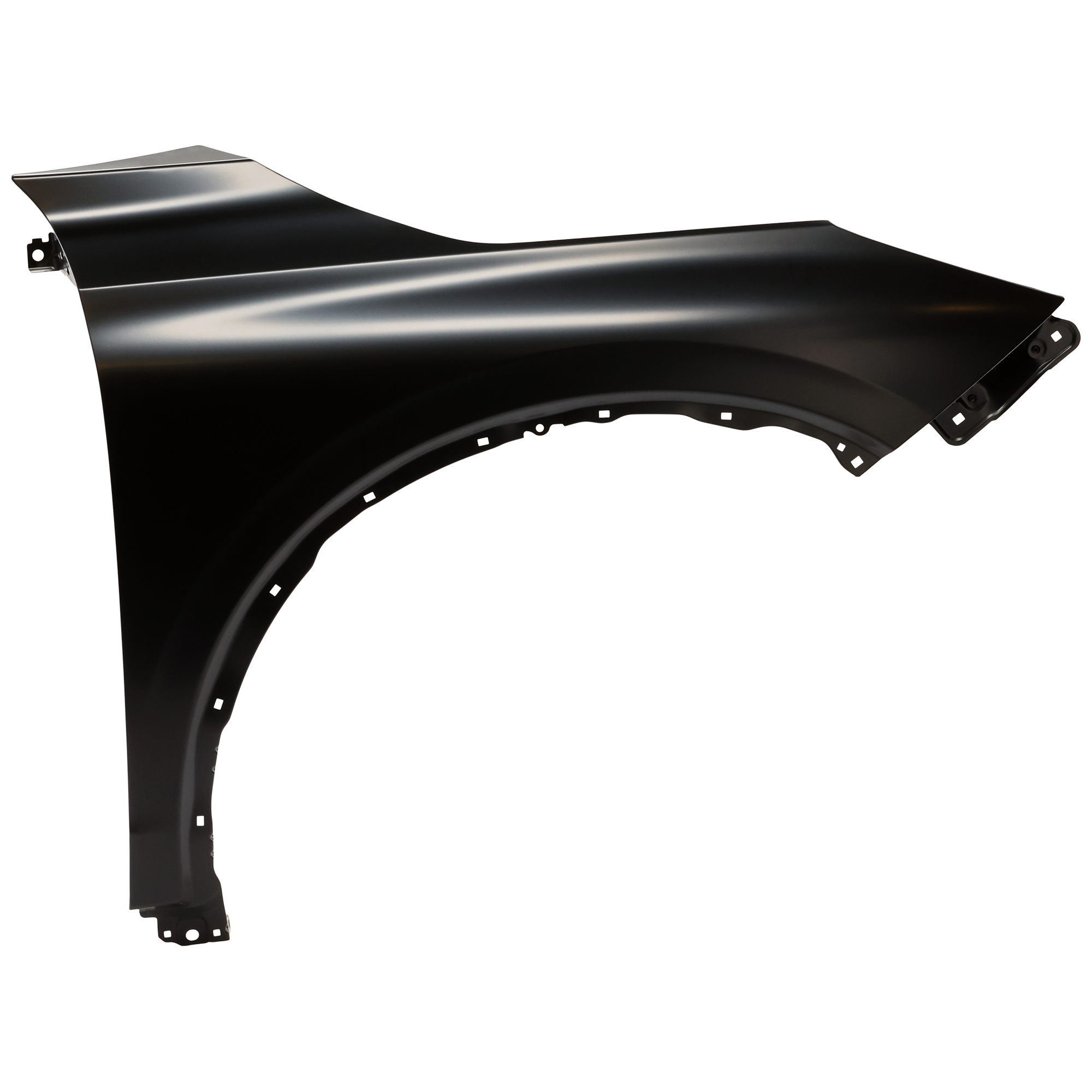 AM MDX 22-24 FRONT FENDER RH Black Aluminum SKU RA22010047 Partslink AC1241133 OEM 60210TYAA00ZZ