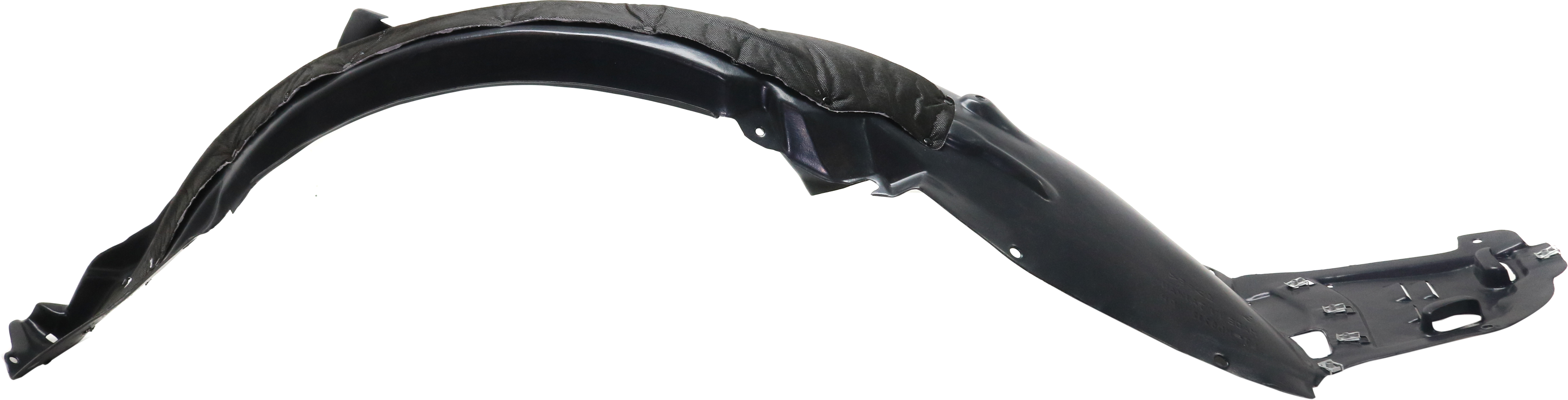 AM TLX 15-17 FRONT FENDER LINER RH Polyethylene Vacuum Form SKU RA22210021 Partslink AC1249136 OEM 74100TZ3A00 PFM