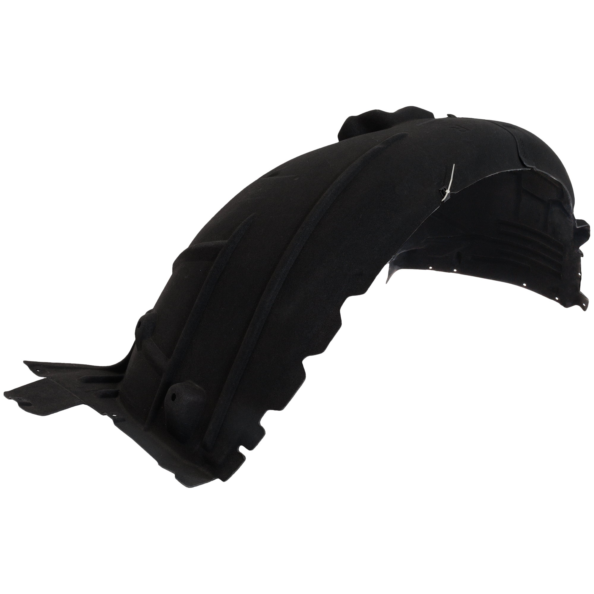 AM A6 QUATTRO 19-23 FRONT FENDER LINER RH Plastic Heated Form CAPA SKU RA22210045Q Partslink AU1249150C OEM 4K0821172Q