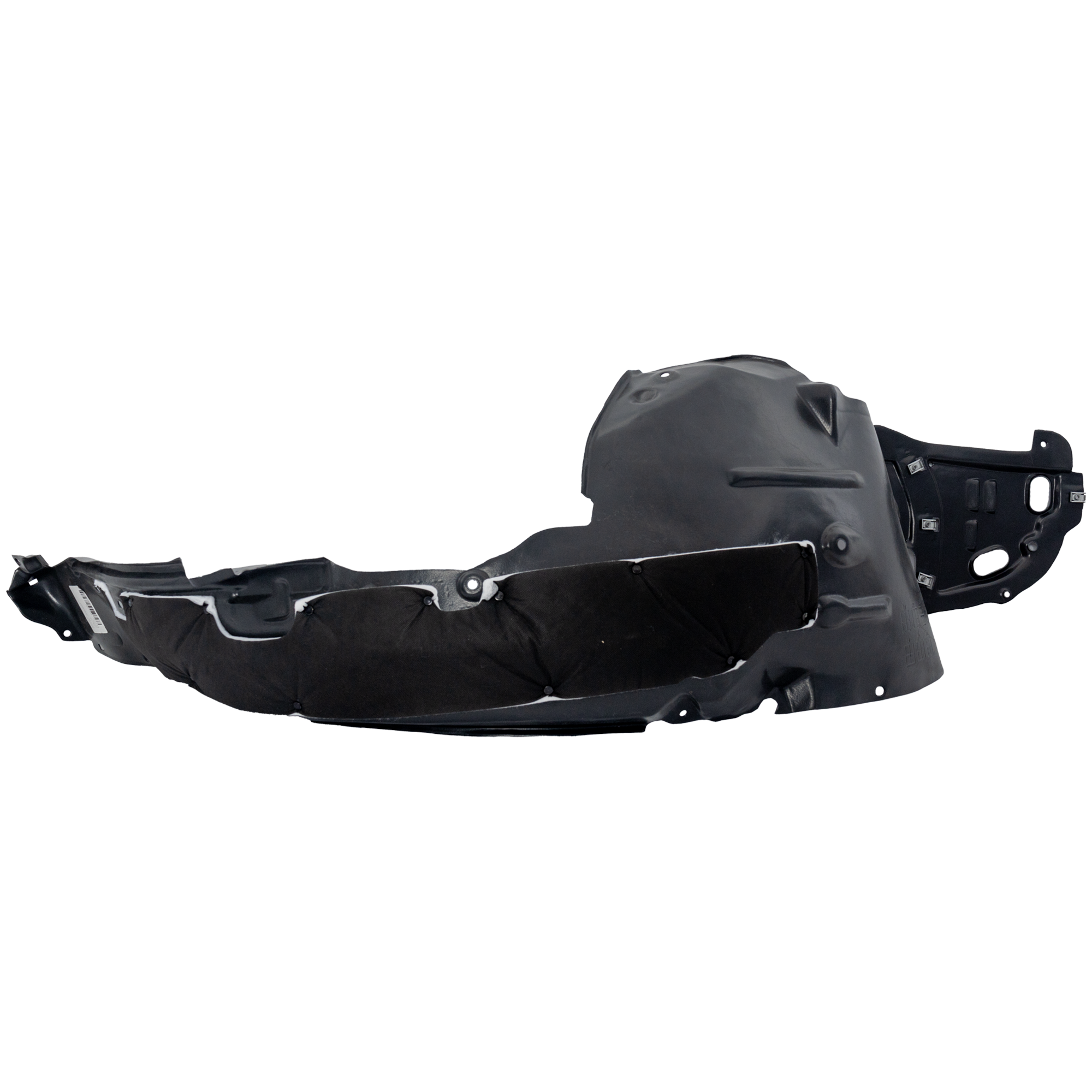 AM TLX 15-17 FRONT FENDER LINER RH Polypropylene Injection Form CAPA SKU RA22210065Q Partslink AC1249137C OEM 74100TZ3A00