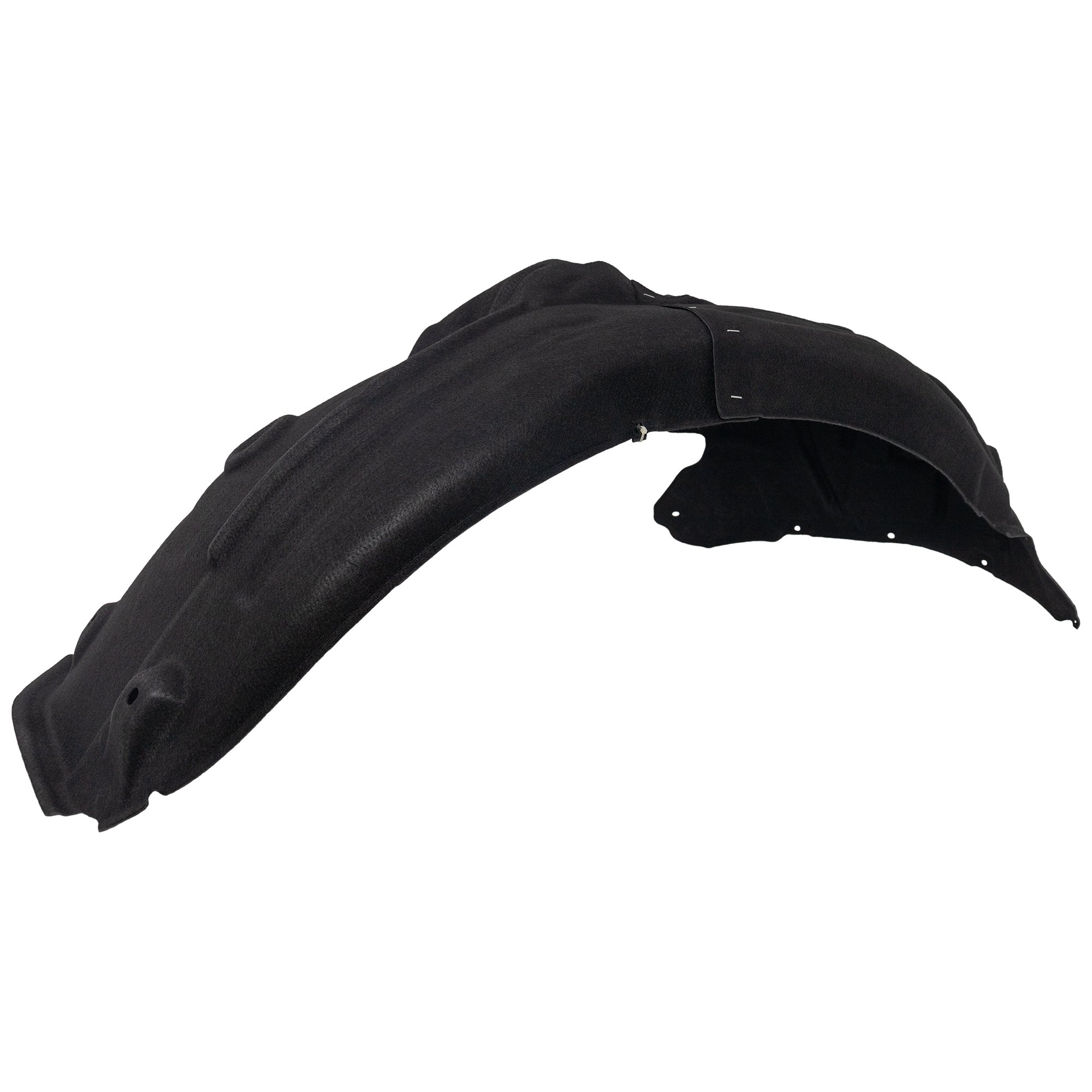 AM A6 S6-12-17 FRONT FENDER LINER RH Rear Section Heated Form w o Insulation Foam To 6-6-16 SKU RA22210073 Partslink AU1249126 OEM 4G0821134D PFM