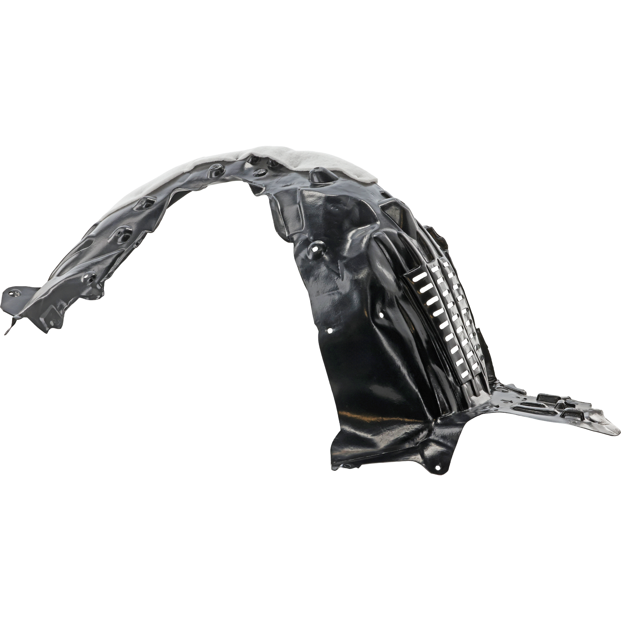 AM TLX 21-22 FRONT FENDER LINER LH Vacuum Form w Insulation Foam Base SH AWD Models w Advance and Platinum Elite Package SKU RA22210076 Partslink AC1248143 OEM 74150TGVA21