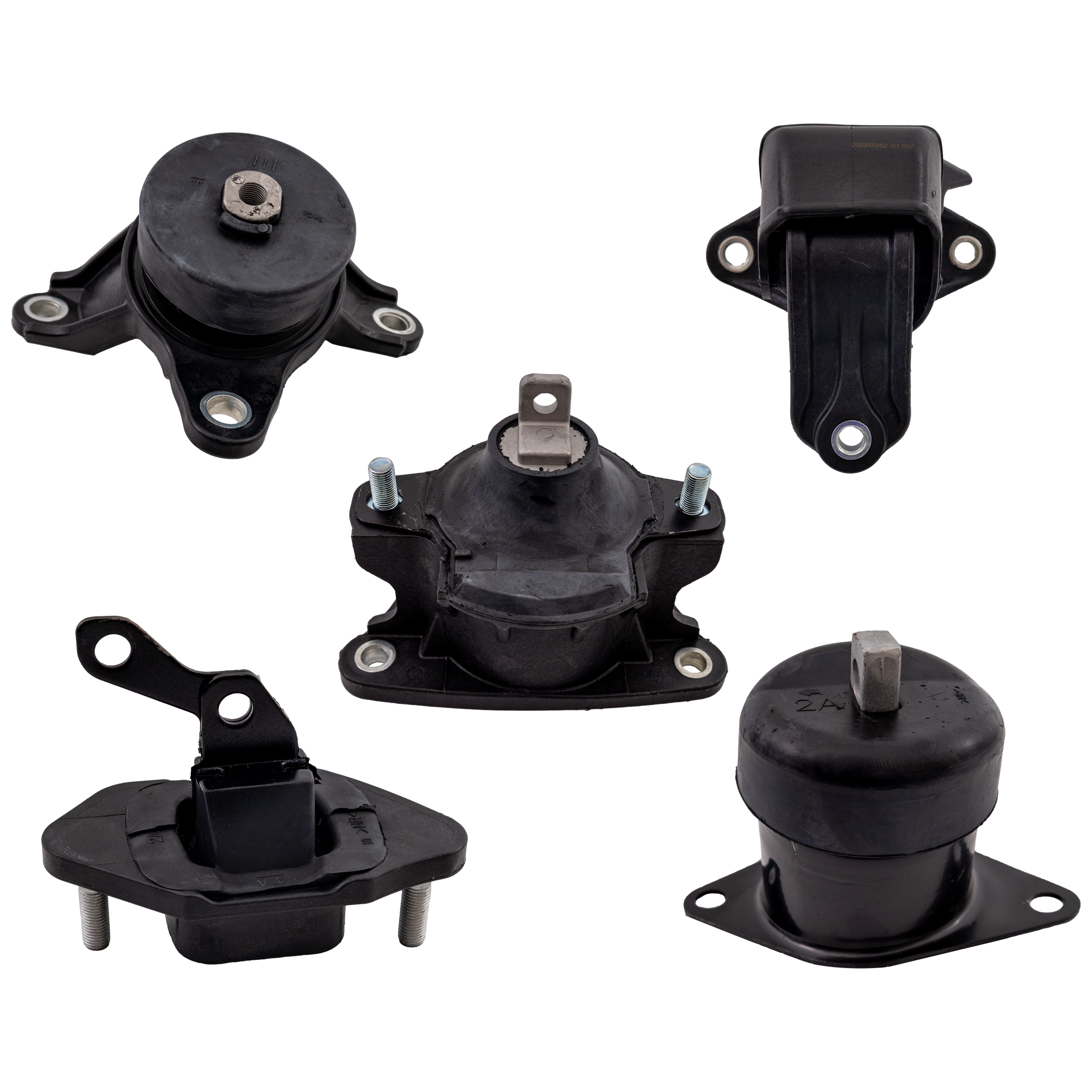 AM TSX 09-14 ENGINE MOUNT KIT 2.4L Eng. includes Motor Mount RH Front Rear and Transmission Mount Upper Lower FWD Automatic Transmission SKU RA31150008 OEM 50870TA0A01-50830TA0A01-50810T