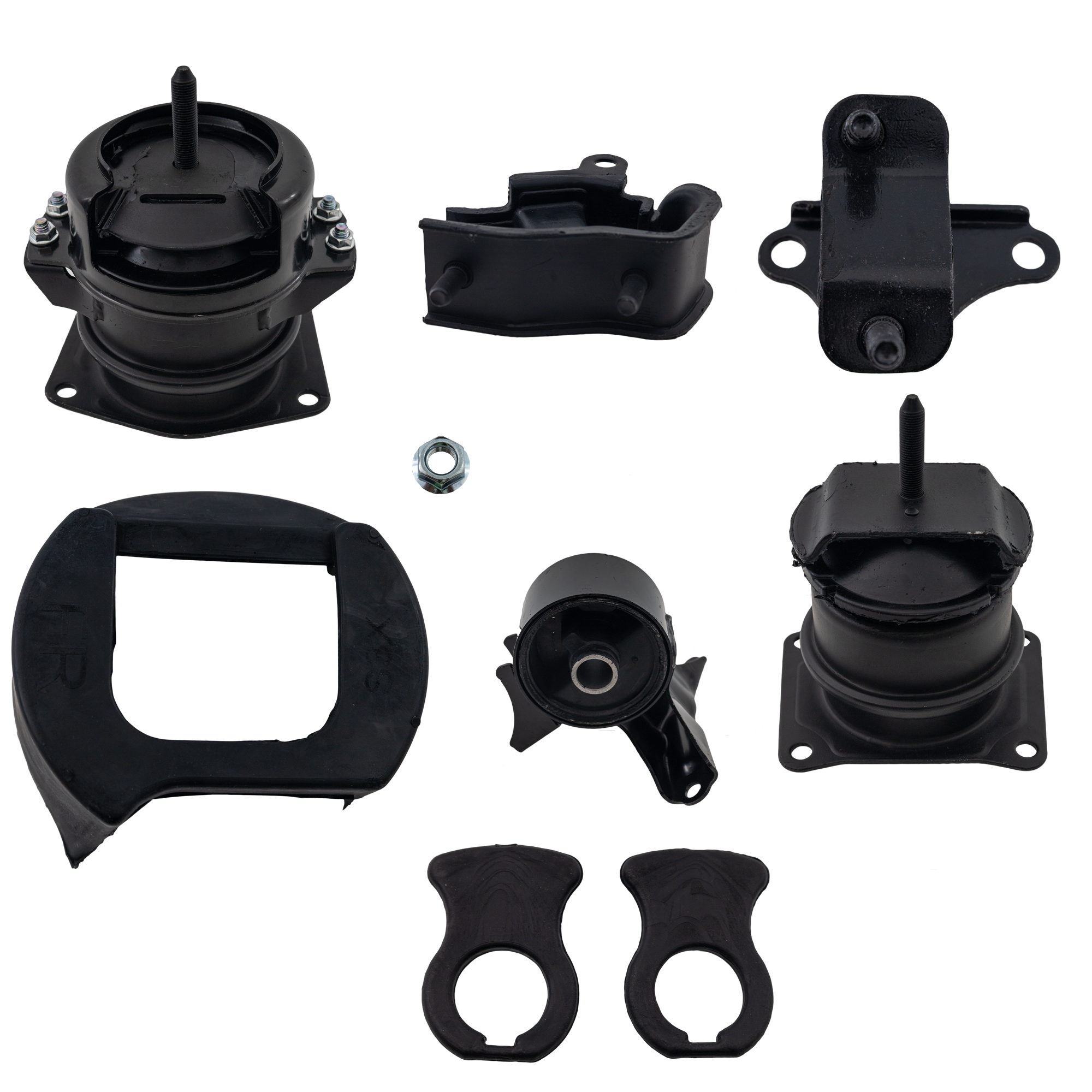 AM CL 01-03 TL 00-03 ENGINE MOUNT KIT 3.2L Eng. includes Motor Mount Front Front RH Rear and Transmission Mount Automatic Manual Transmission SKU RA31150013 OEM 50800S0XA04-50820S87A81-50815S