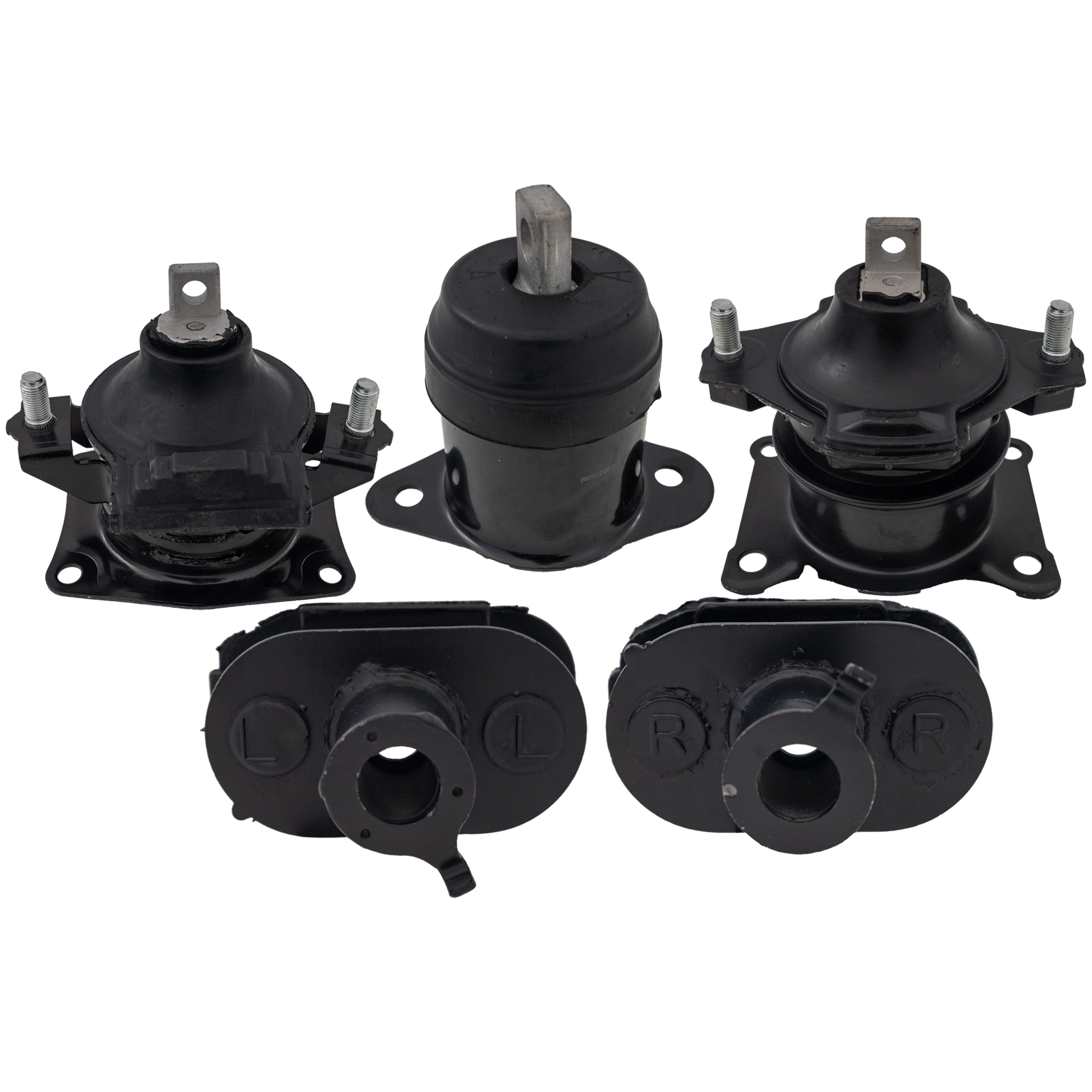 AM TL 04-08 ENGINE MOUNT KIT 3.2L Eng. includes Motor Mount Front Front RH Rear and Center Suspension Mount Front RH LH Automatic Manual Transmission SKU RA31150016 OEM 50830SDBA04-50820SDBA01-50810S