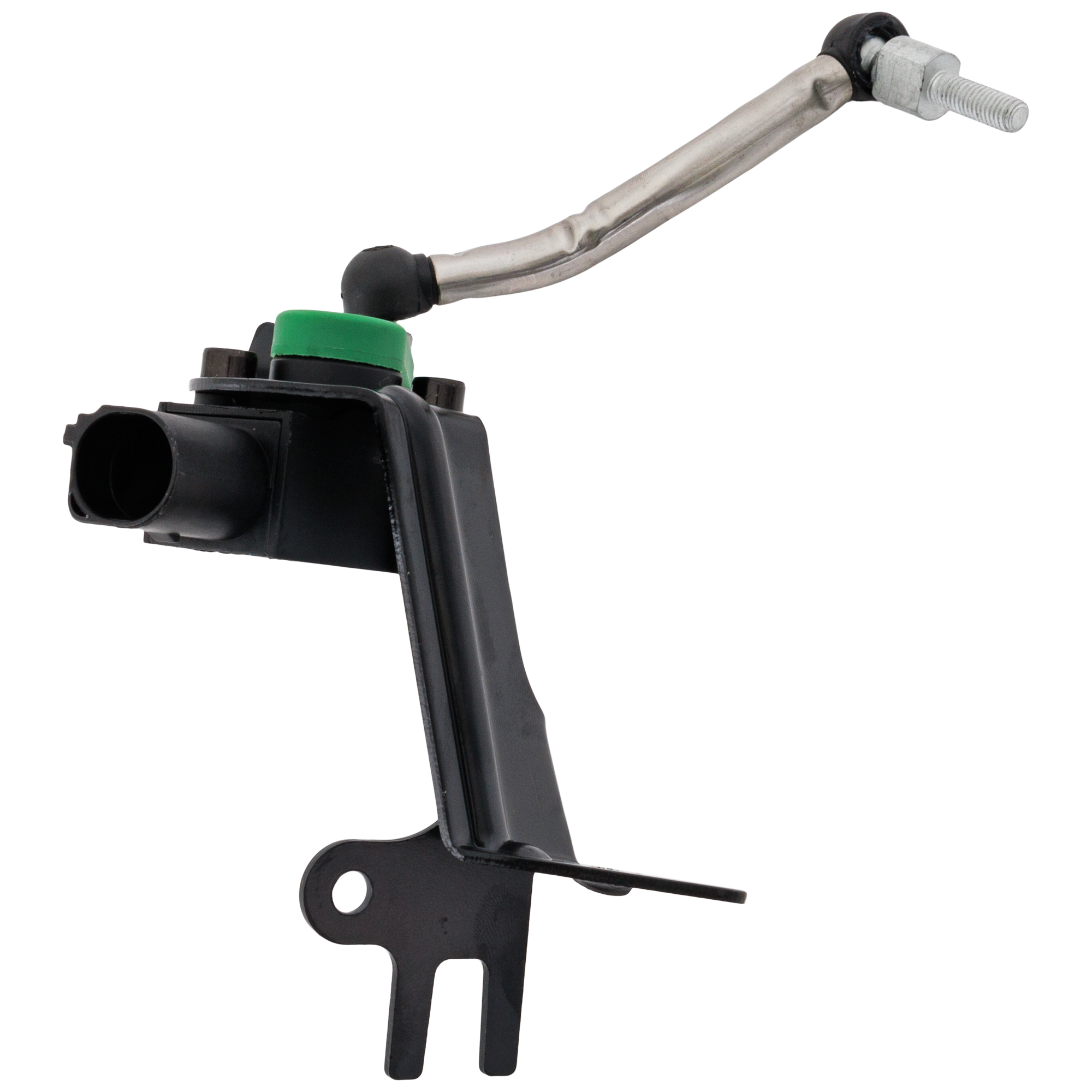 AM Q5-09-17 MACAN 15-22 FRONT SUSPENSION RIDE HEIGHT SENSOR LH Black Plastic SKU RA32840006 OEM 8R0941285D