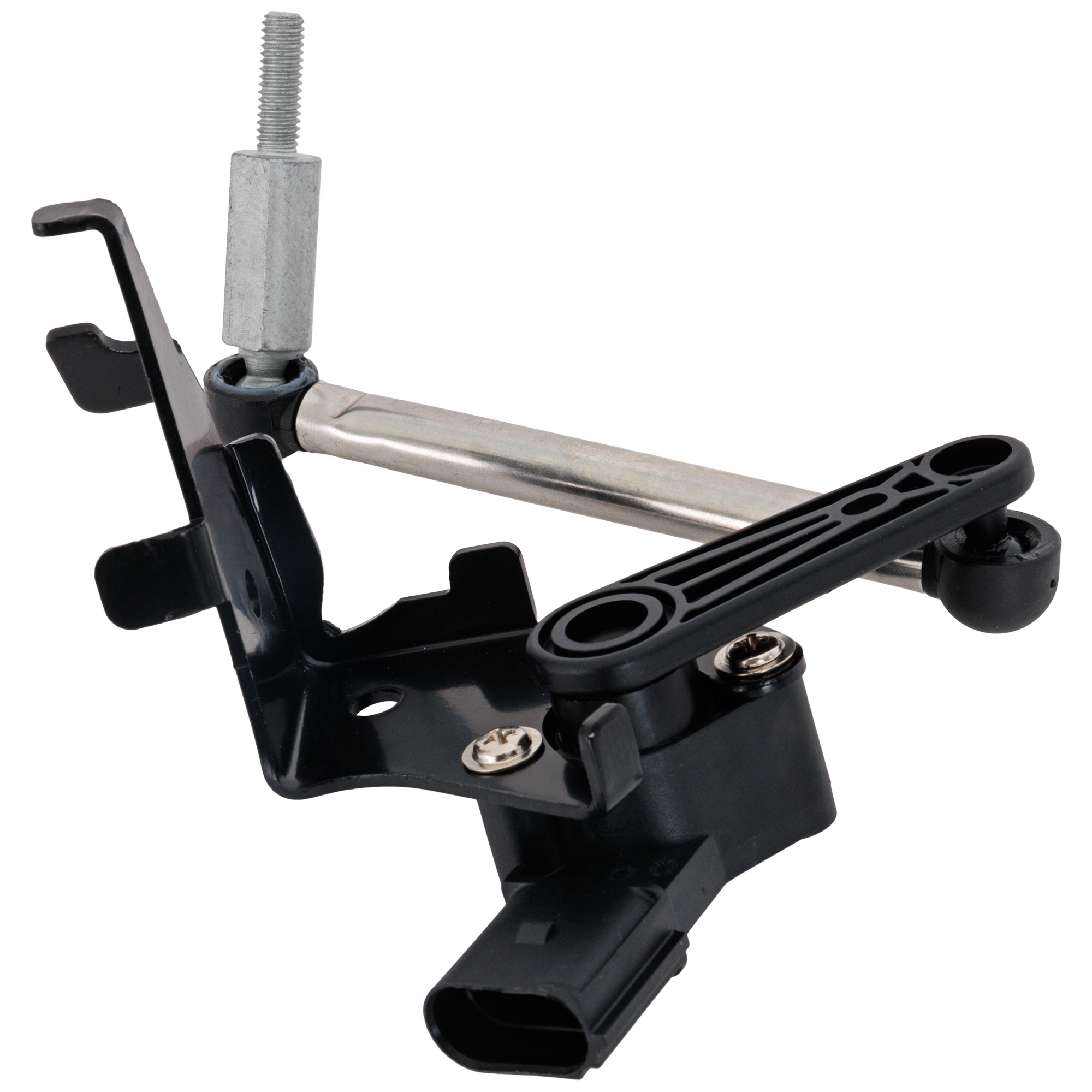 AM A4-17-23 A5-18-21 FRONT SUSPENSION RIDE HEIGHT SENSOR LH 3 Terminal Quantity Black Plastic SKU RA32840018 OEM 8W0941285C 8W0941285E