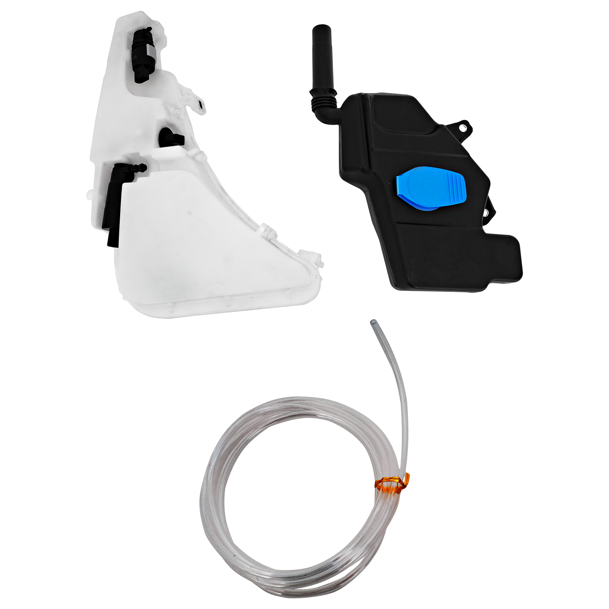 AM A6 S6-12-18 WASHER RESERVOIR Assembly w Inlet Cap Pump Sensor Headlight Washer Includes RS7 Models SKU RA37050007 Partslink AU1288108 OEM 4G8955453F PFM