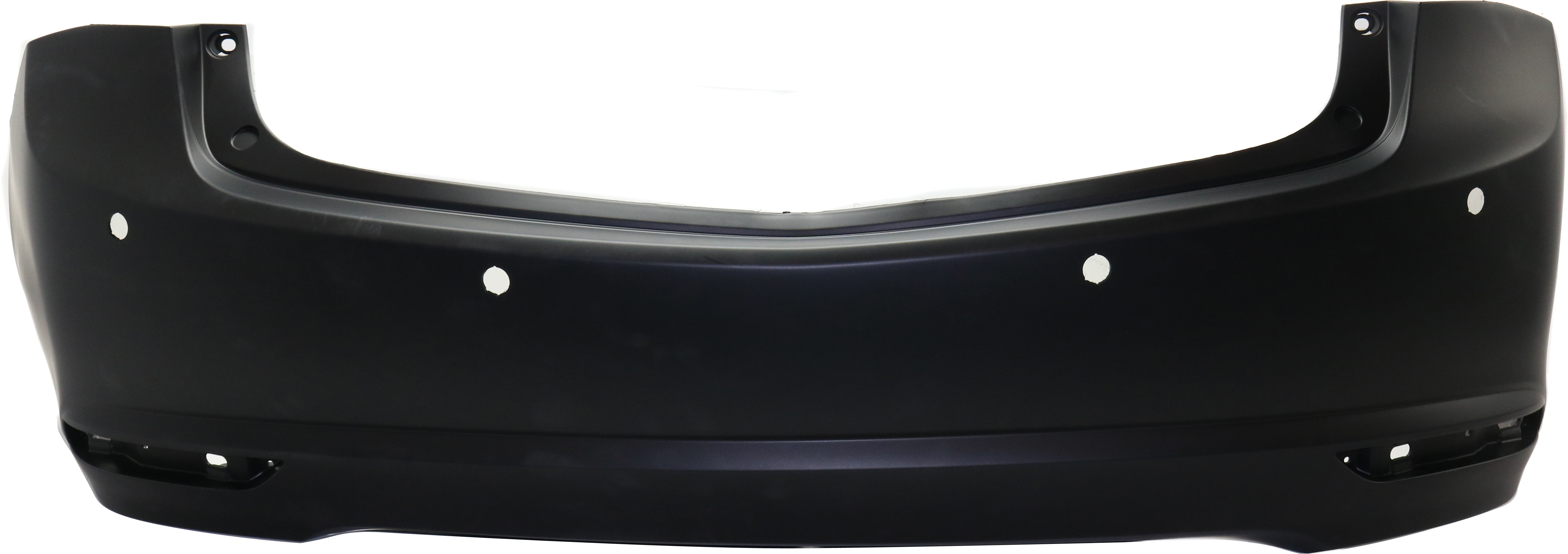 AM TLX 15-17 REAR BUMPER COVER Primed w Parking Aid Sensor Holes CAPA SKU RA76010004PQ Partslink AC1100176C OEM 04715TZ3A80ZZ