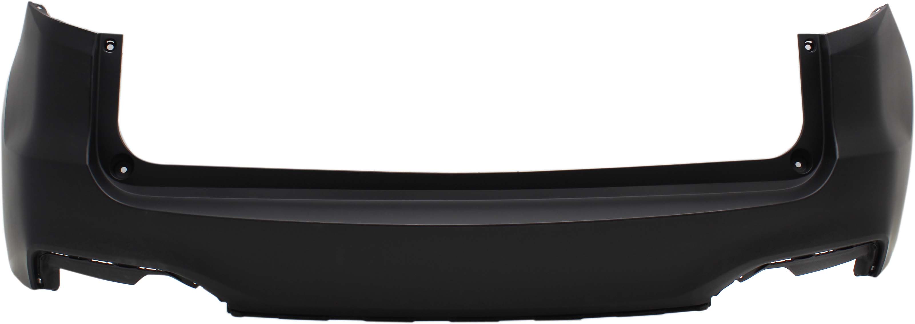 AM RDX 16-18 REAR BUMPER COVER Upper Primed w o Parking Aid Sensor Holes CAPA SKU RA76010005PQ Partslink AC1114101C OEM 04715TX4A50ZZ
