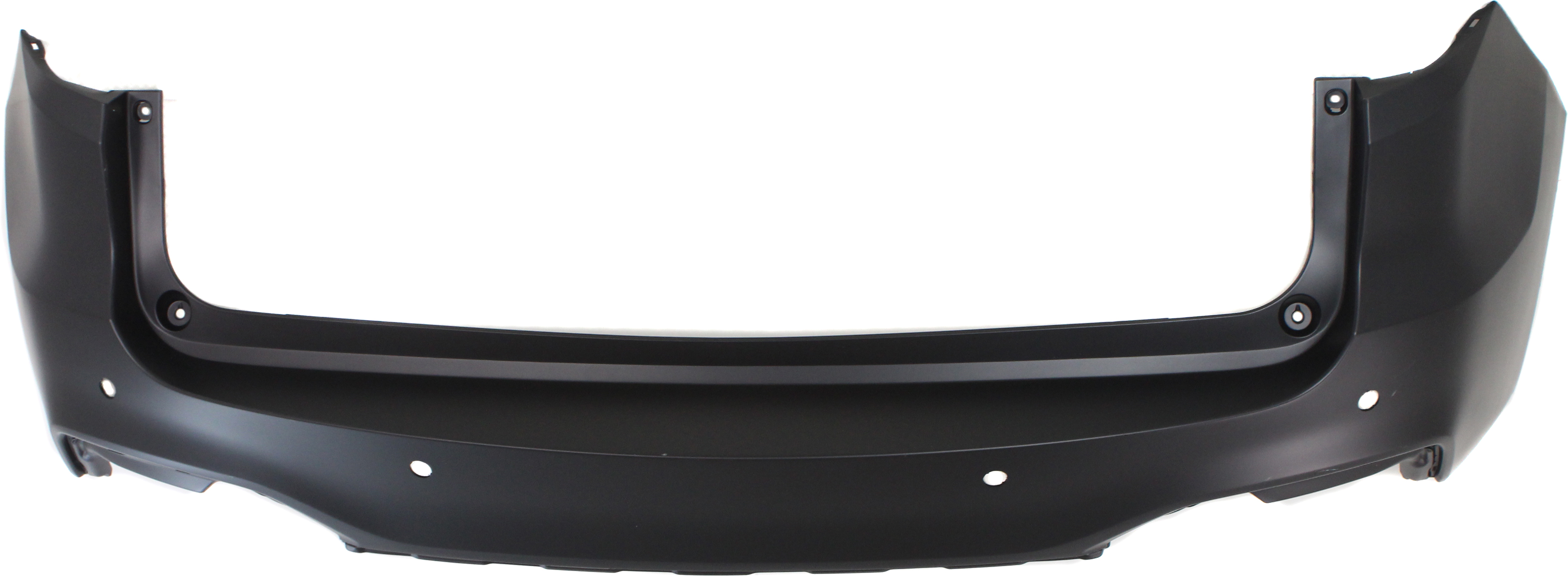AM RDX 16-18 REAR BUMPER COVER Upper Primed w Parking Aid Snsr Holes SKU RA76010006P Partslink AC1114102 OEM 04715TX4A60ZZ