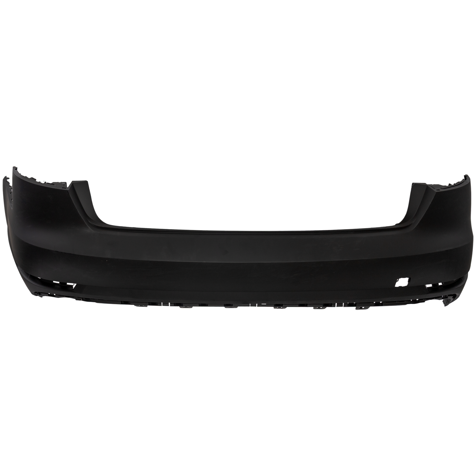 AM A4-17-19 REAR BUMPER COVER Primed w o S Line Pkg w o Parking Aid Sensor Holes CAPA SKU RA76010008PQ Partslink AU1100252C OEM 8W5807067GRU
