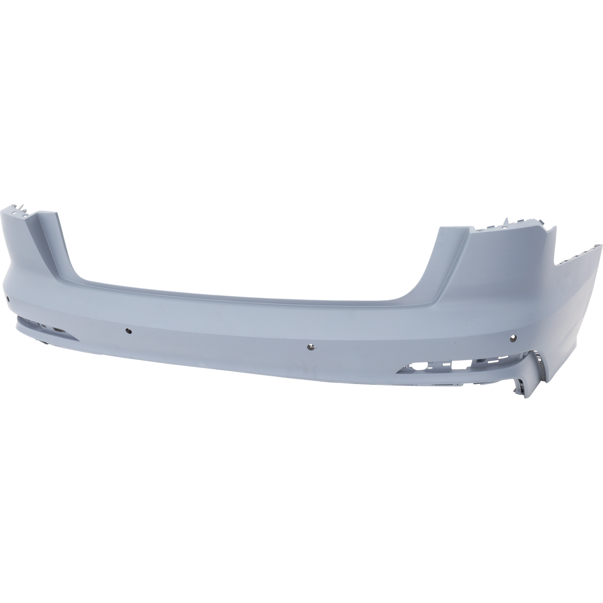 AM A6 QUATTRO 19-23 S6-20-23 REAR BUMPER COVER Primed w S Line Pkg w Parallel Park Assist Sensor Holes SKU RA76010033P Partslink AU1100261 OEM 4K5807067HGRU