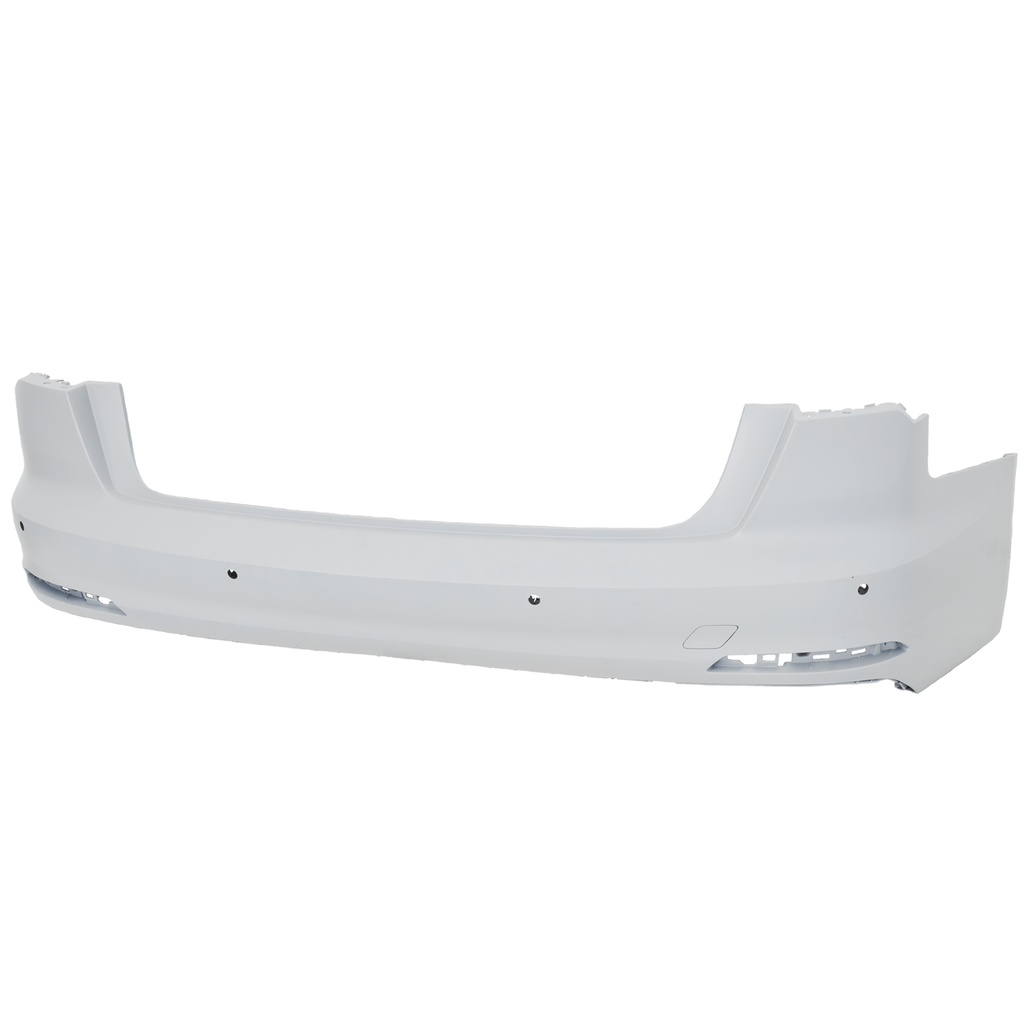 AM A6 QUATTRO 19-23 REAR BUMPER COVER Primed w o S Line Pkg w o Parallel Park Assist Sensor Holes SKU RA76010038P Partslink AU1100258 OEM 4K5807067AGRU