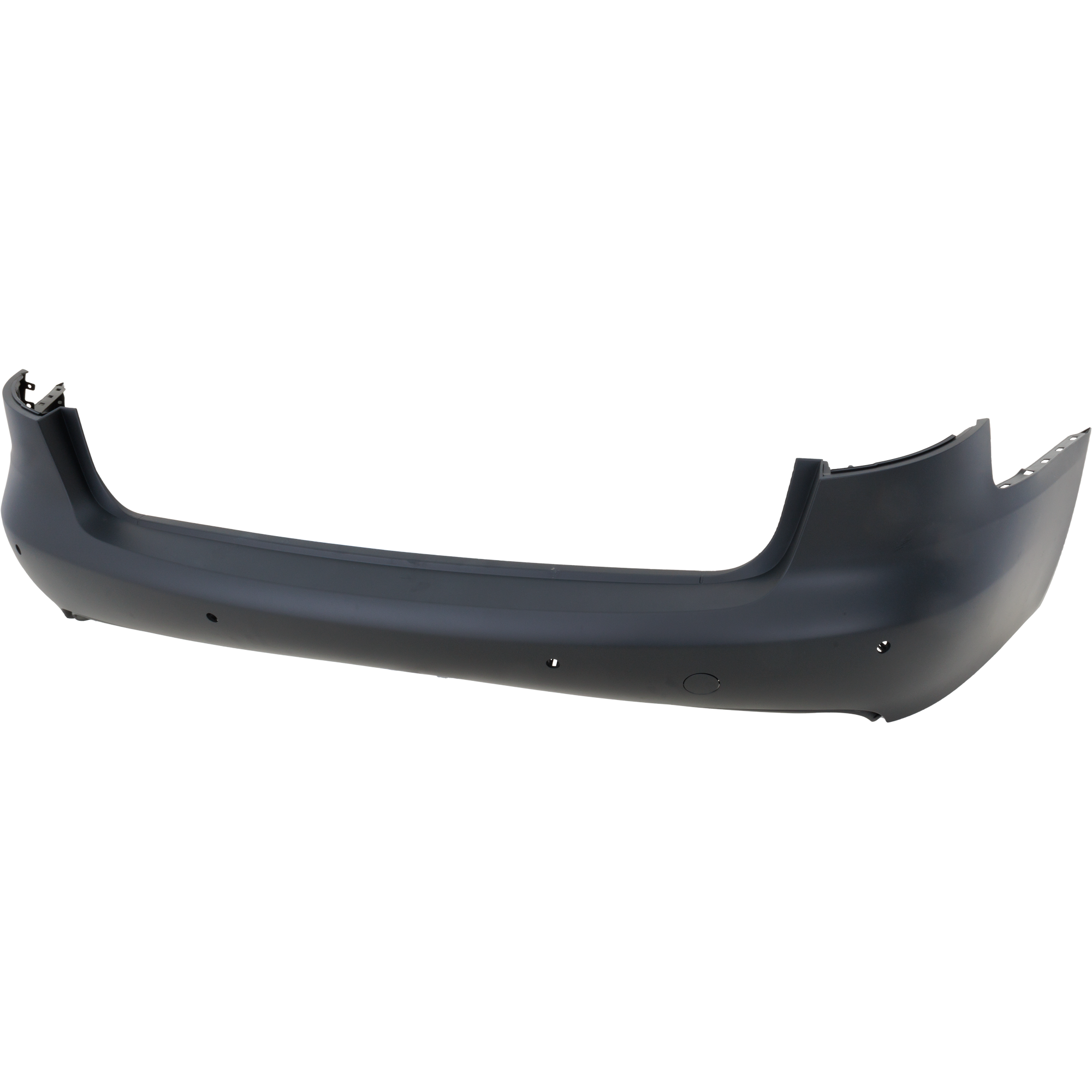 AM A4 QUATTRO 09-12 REAR BUMPER COVER Primed w Parking Aid Sensor Holes w o S Line Package Wagon SKU RA76010042P Partslink AU1100229 OEM 8K9807303AGRU