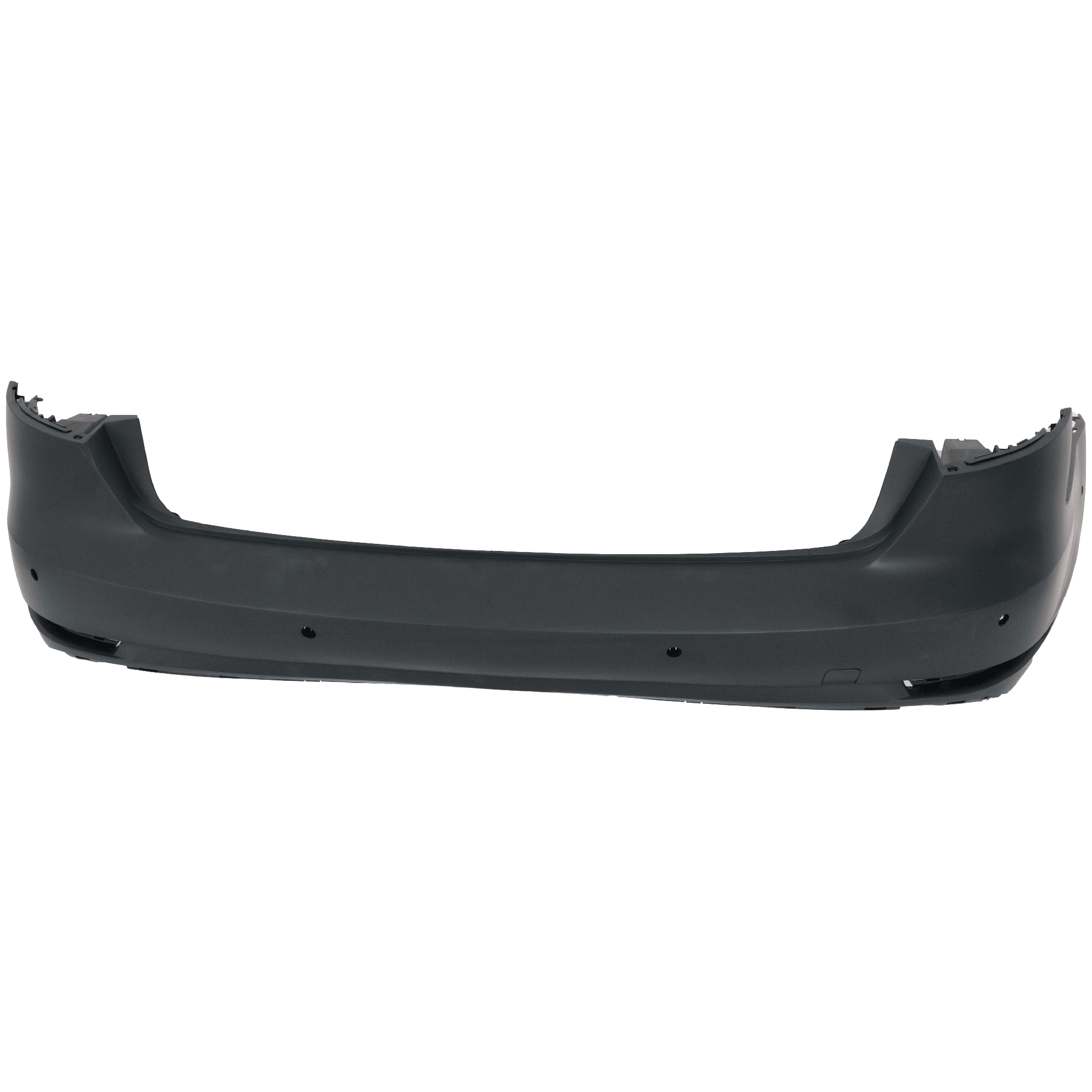 AM A4-17-19 REAR BUMPER COVER Primed w o S Line Pkg w Parking Aid Sensor Holes w Parallel Park Assist Sensor Holes SKU RA76010046P Partslink AU1100253 OEM 8W5807067BGRU
